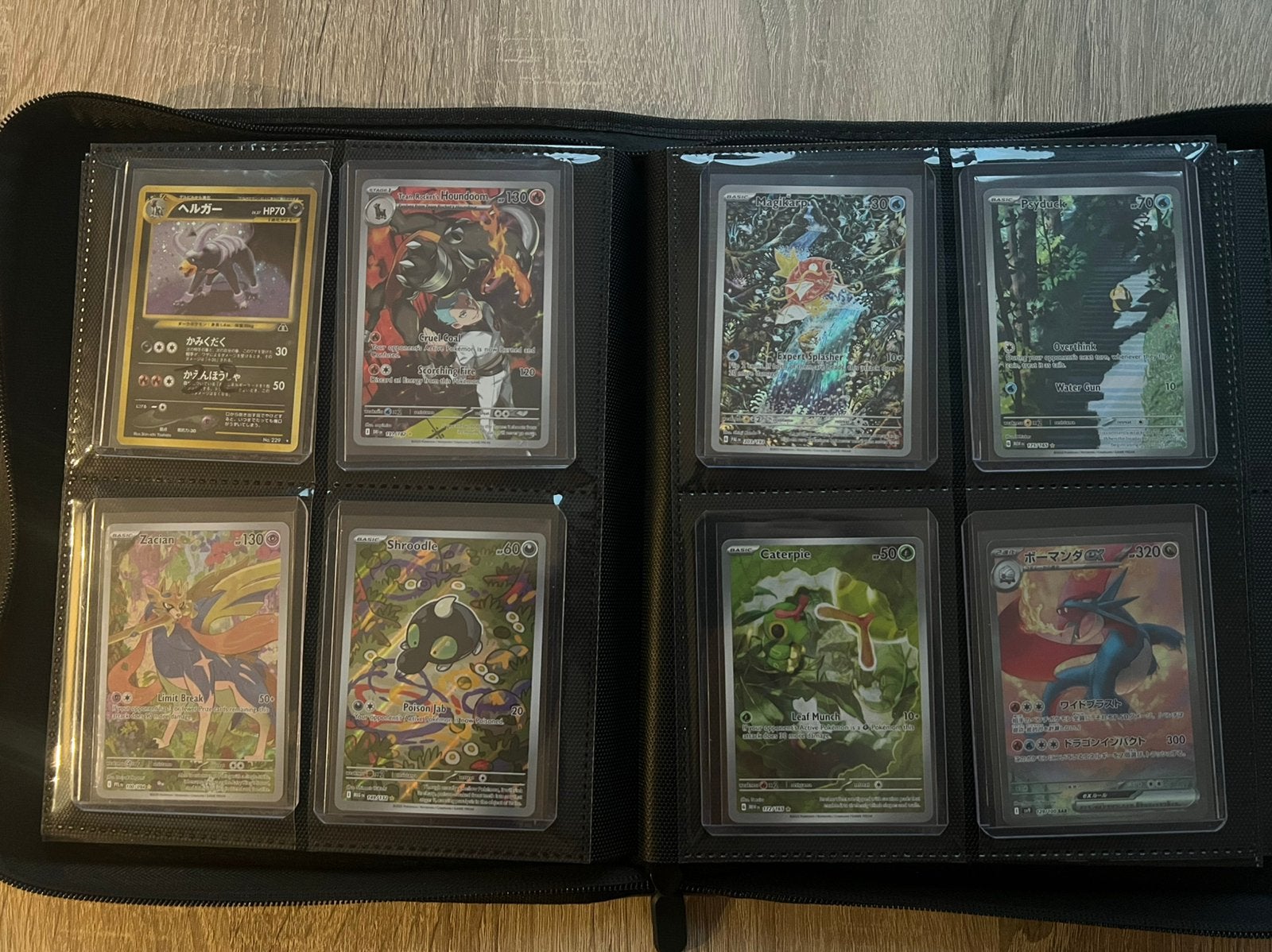 Pokemon collectie Magikarp, Dark Espeon, Hobby en Vrije tijd, Ophalen of Verzenden, Zo goed als nieuw, Meerdere kaarten