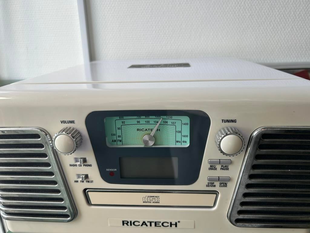 Ricatech platenspeler, Ophalen of Verzenden, Zo goed als nieuw, Platenspeler, Overige merken