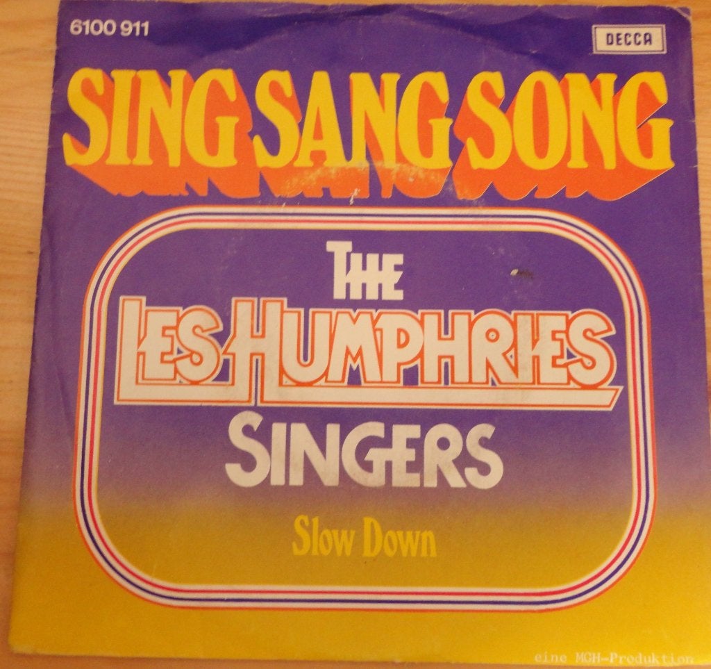 The Les Humphries Singers > Sing Sang Song, Ophalen of Verzenden, Gebruikt, 7 inch, Pop