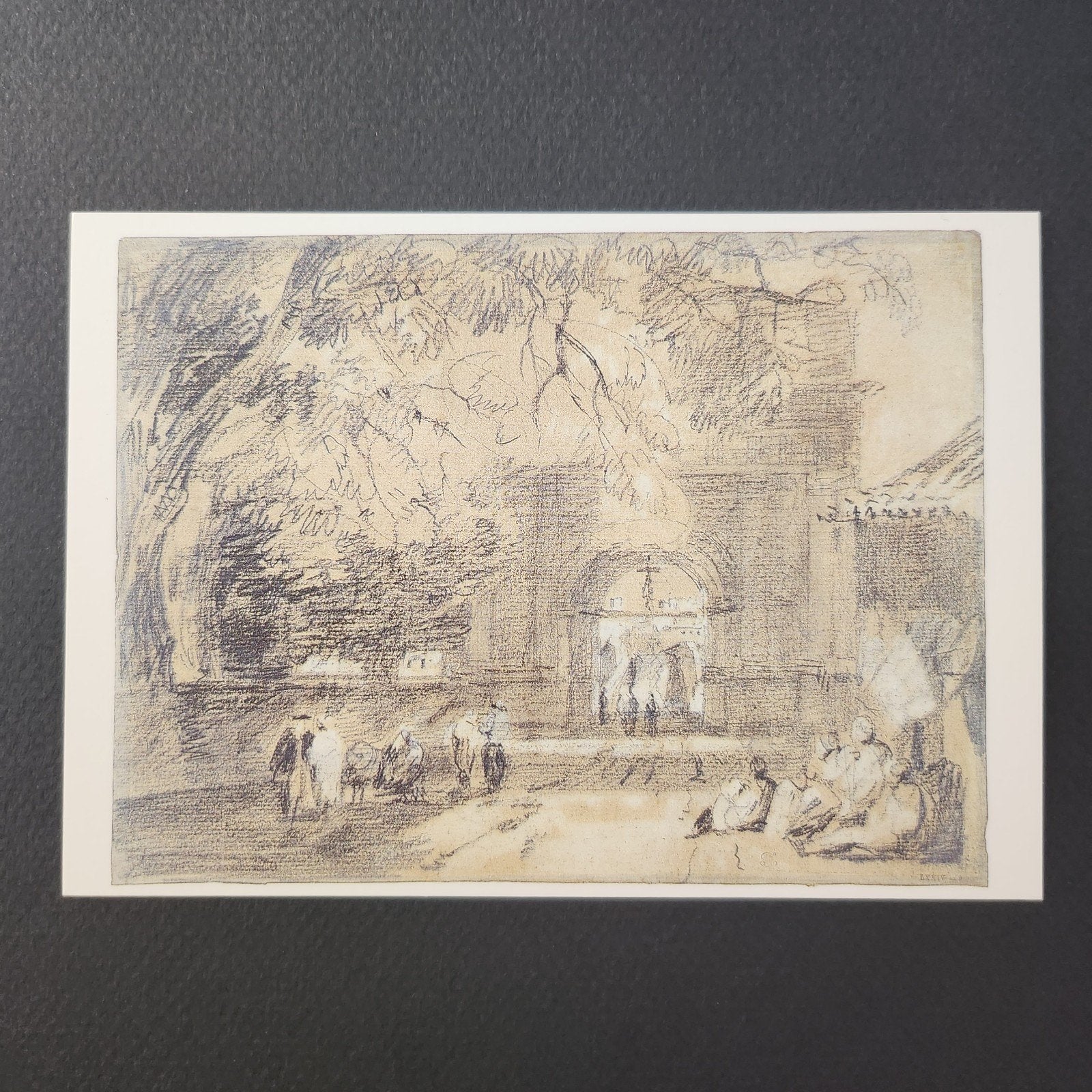 A1 Kunstkaart Turner - Aosta, Porta Praetoria (1802), Verzenden, 1980 tot heden, Ongelopen, Cultuur en Media