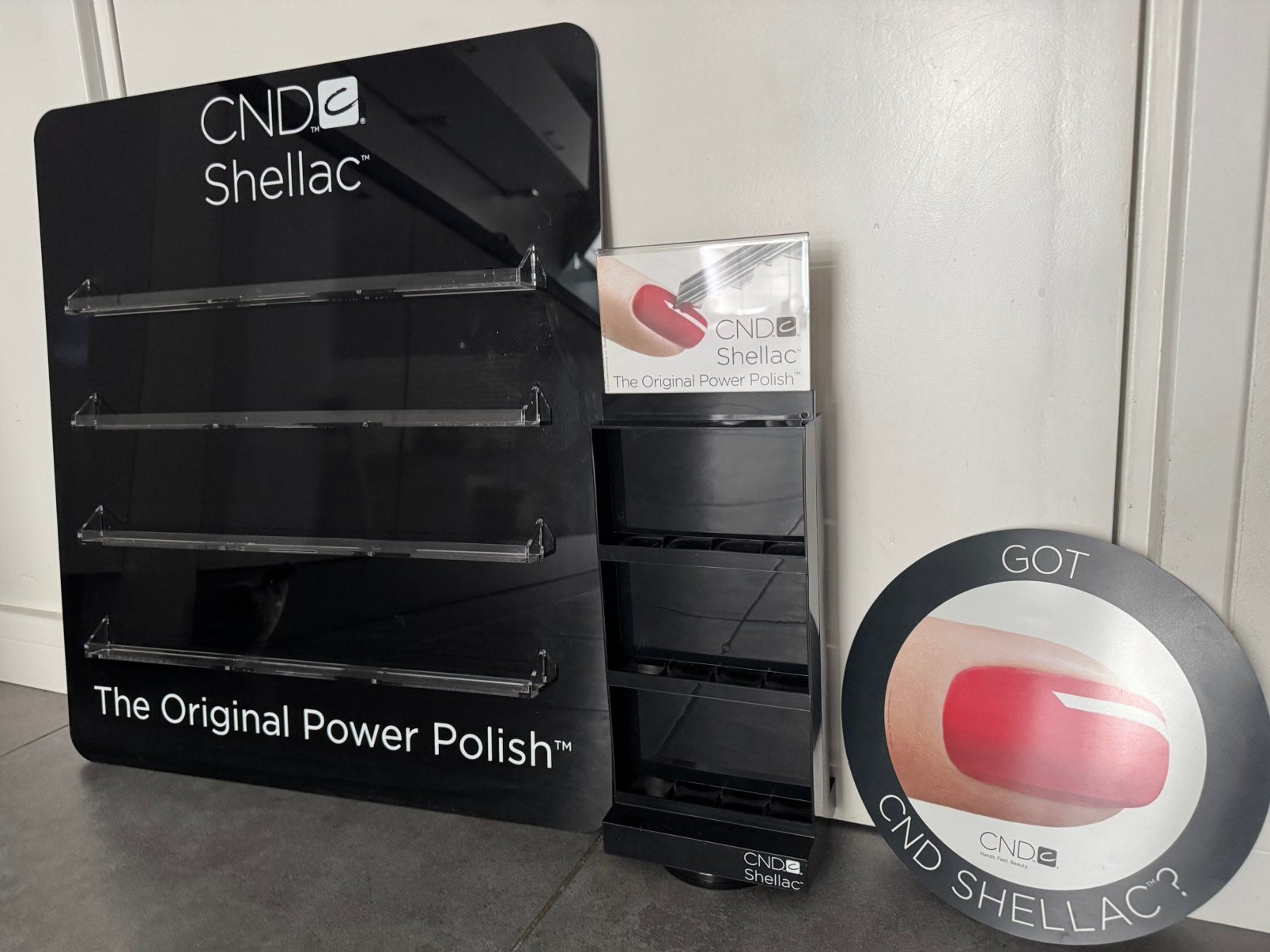 Cnd shellac bord, burobord en sticker, Ophalen, Overige kleuren, Zo goed als nieuw, Handen en Nagels