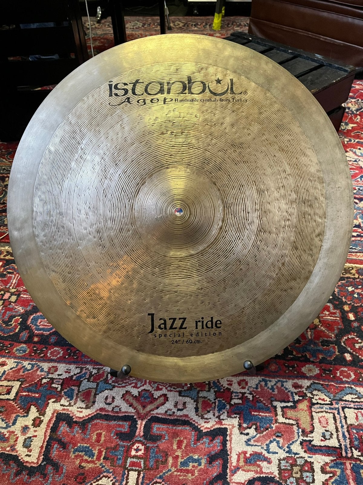 Istanbul Agop 24” Jazz Ride, Muziek en Instrumenten, Drumstellen en Slagwerk, Ophalen, Zo goed als nieuw, Overige merken