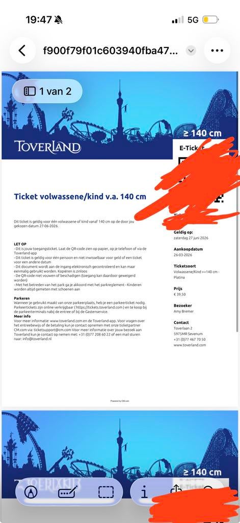 Toverland 25 jaar jubileum 25 uur lang toegang, Tickets en Kaartjes, Recreatie | Pretparken en Attractieparken, Drie personen of meer