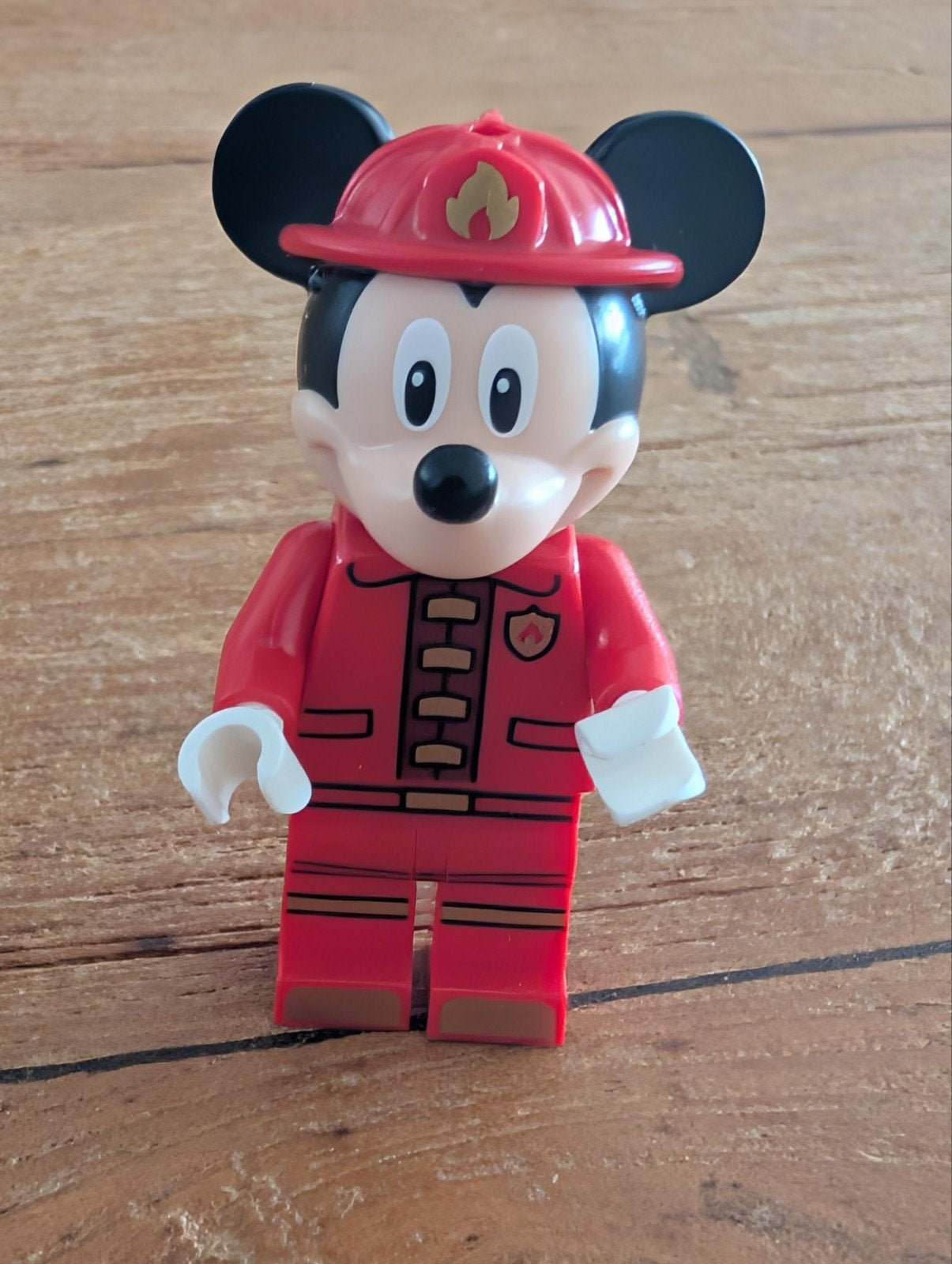 Lego Minifigures Disney/ Mickey Mouse brandweer, Lego, Ophalen of Verzenden, Zo goed als nieuw, Minifiguur
