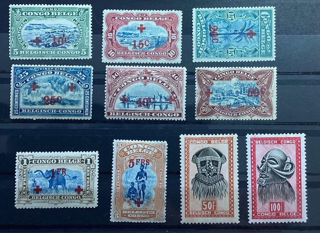 Postzegels Belgisch Congo, Verzenden, Postfris