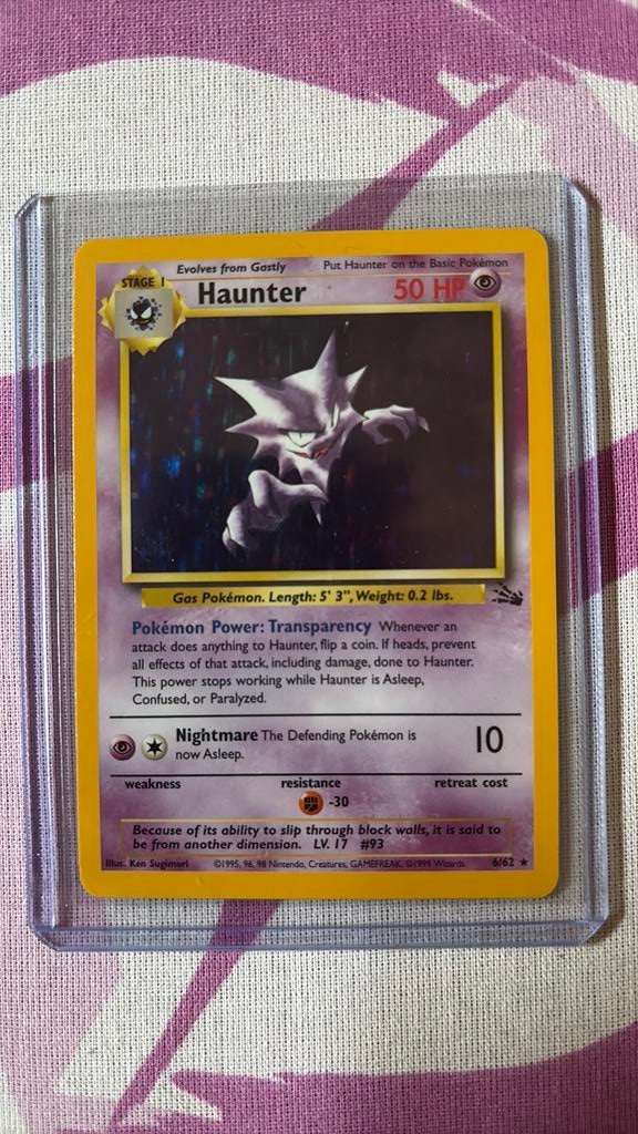 Haunter holo, Hobby en Vrije tijd, Verzamelkaartspellen | Pokémon, Ophalen of Verzenden, Zo goed als nieuw