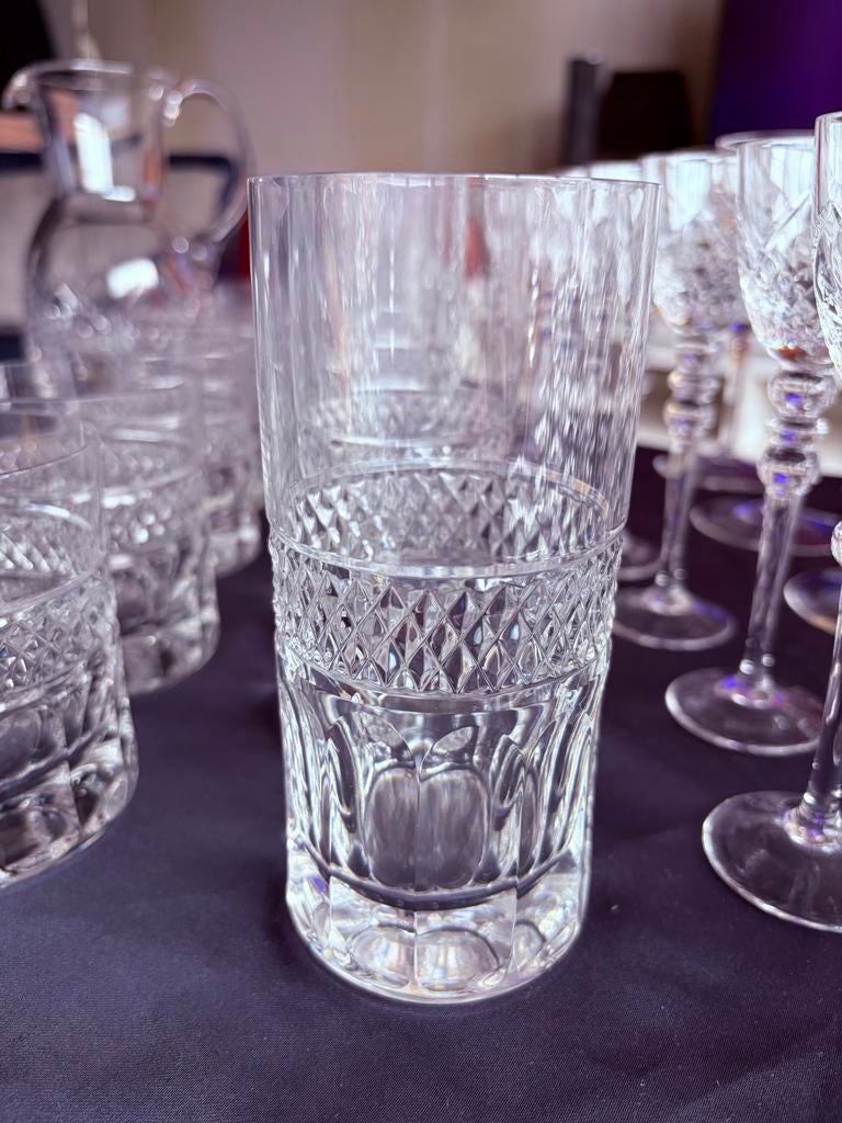Kristallen drinkservies van beroemde ZANETTI van MURANO It, Ophalen of Verzenden