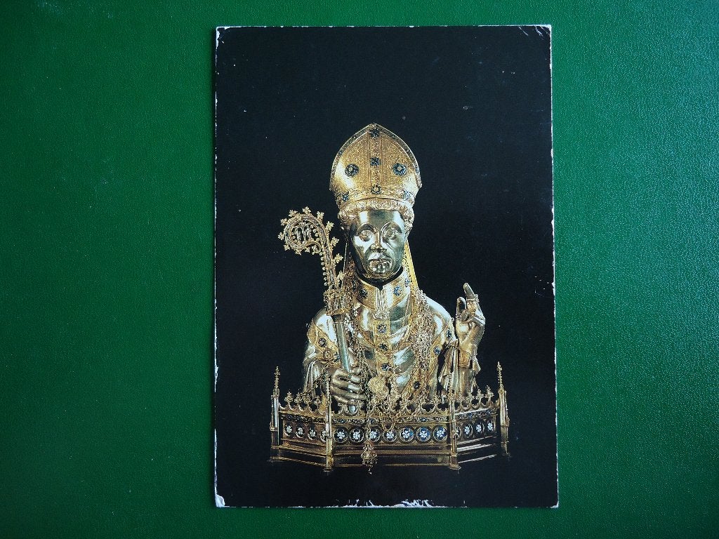 (683) Kaart: Reliekbuste van de heilige Plechelmus, Verzenden, 1980 tot heden, Gelopen