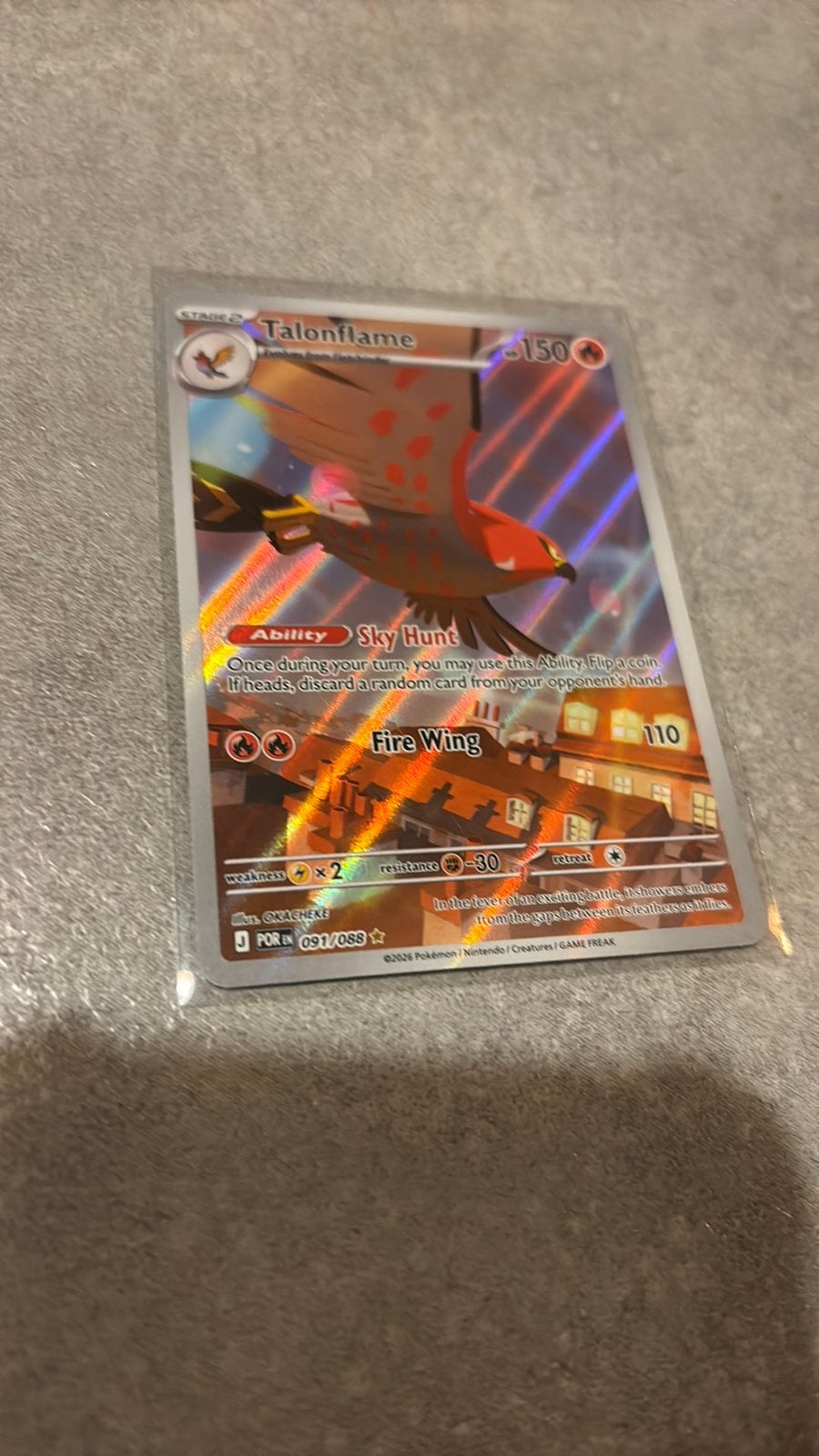 Pokemon kaart, Ophalen of Verzenden, Zo goed als nieuw