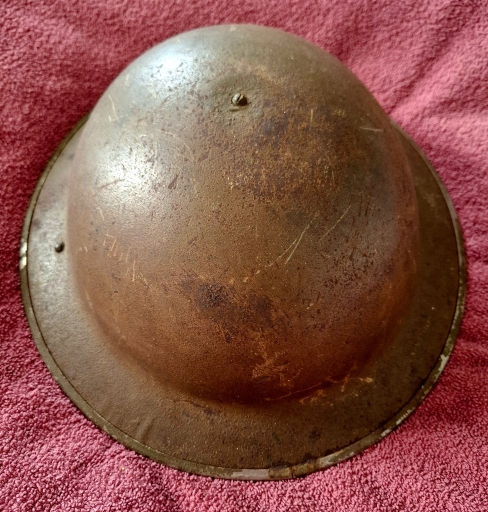 Britse helm WO2., Verzamelen, Ophalen of Verzenden, Landmacht, Engeland, Helm of Baret