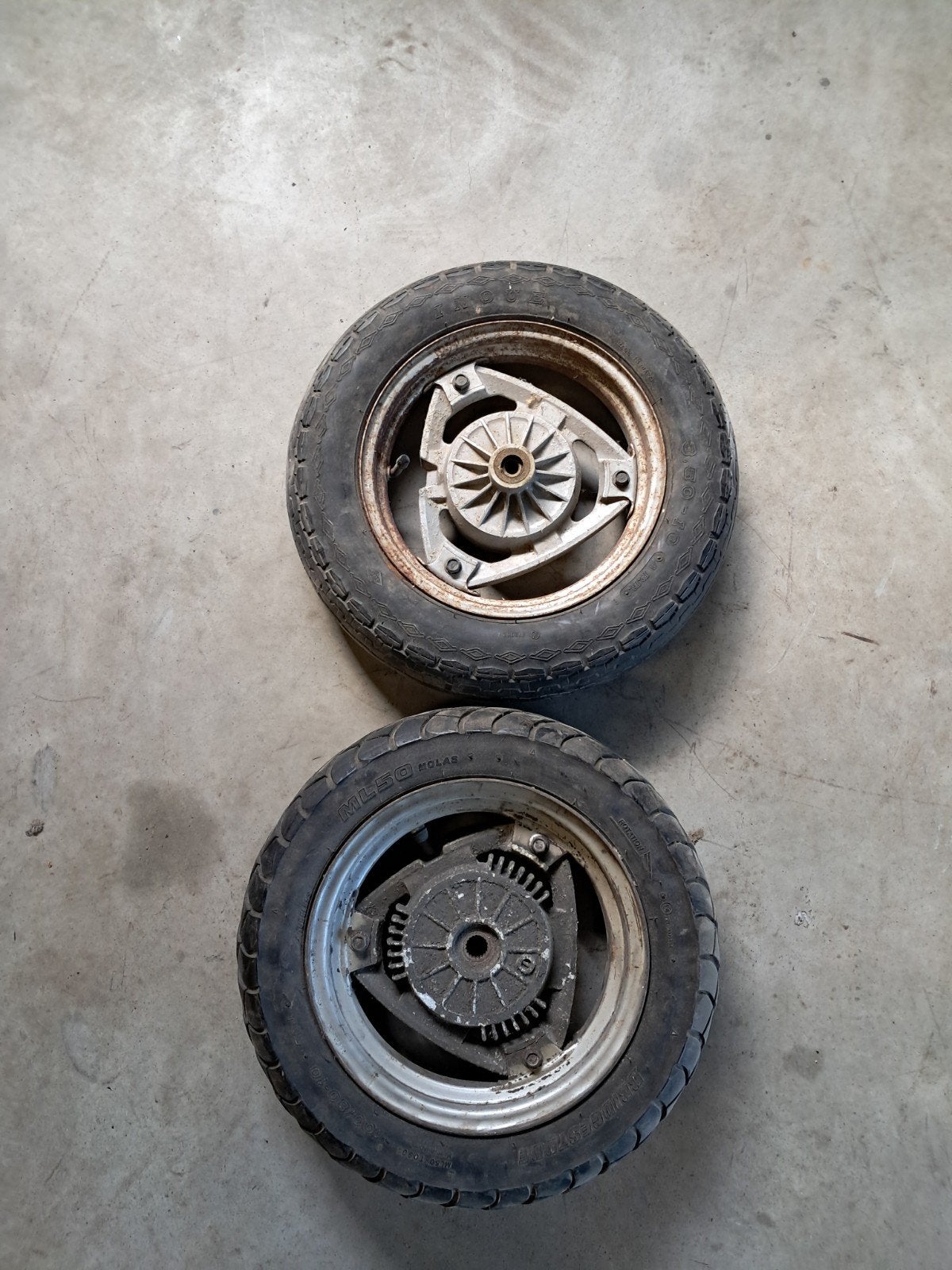 Honda Spacy 125 Velgen met banden, Motoren, Onderdelen | Oldtimers, Ophalen of Verzenden, Gebruikt