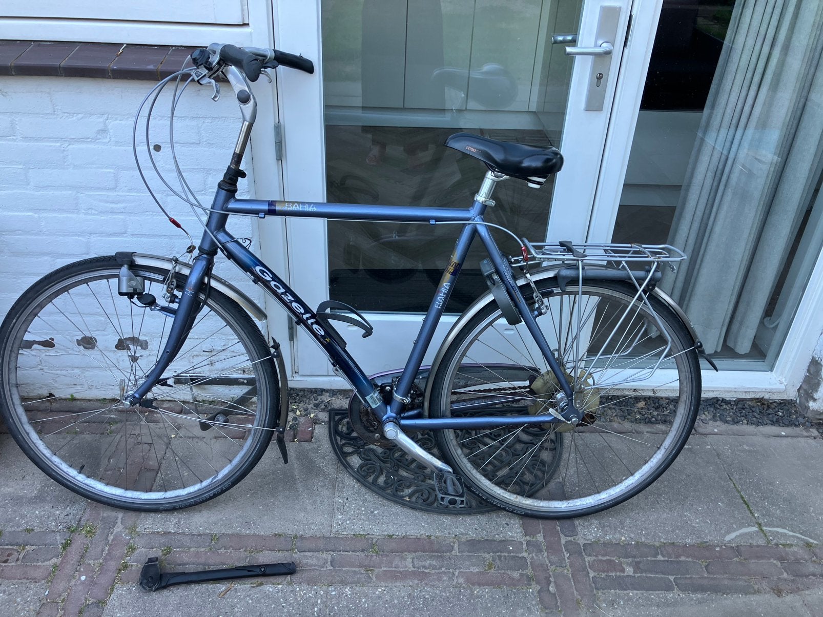 Gazelle Bahia herenfiets OPKNAPFIETS, Ophalen, Gebruikt, Versnellingen, 57 tot 61 cm