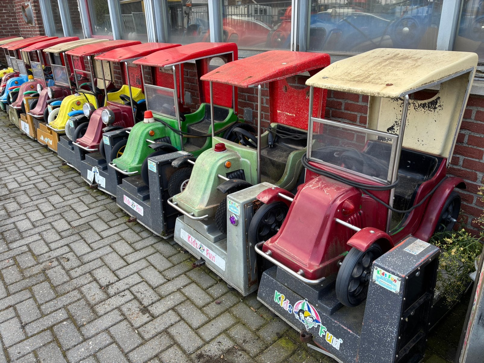 Kiddyride Oldtimer, Ophalen, Gebruikt