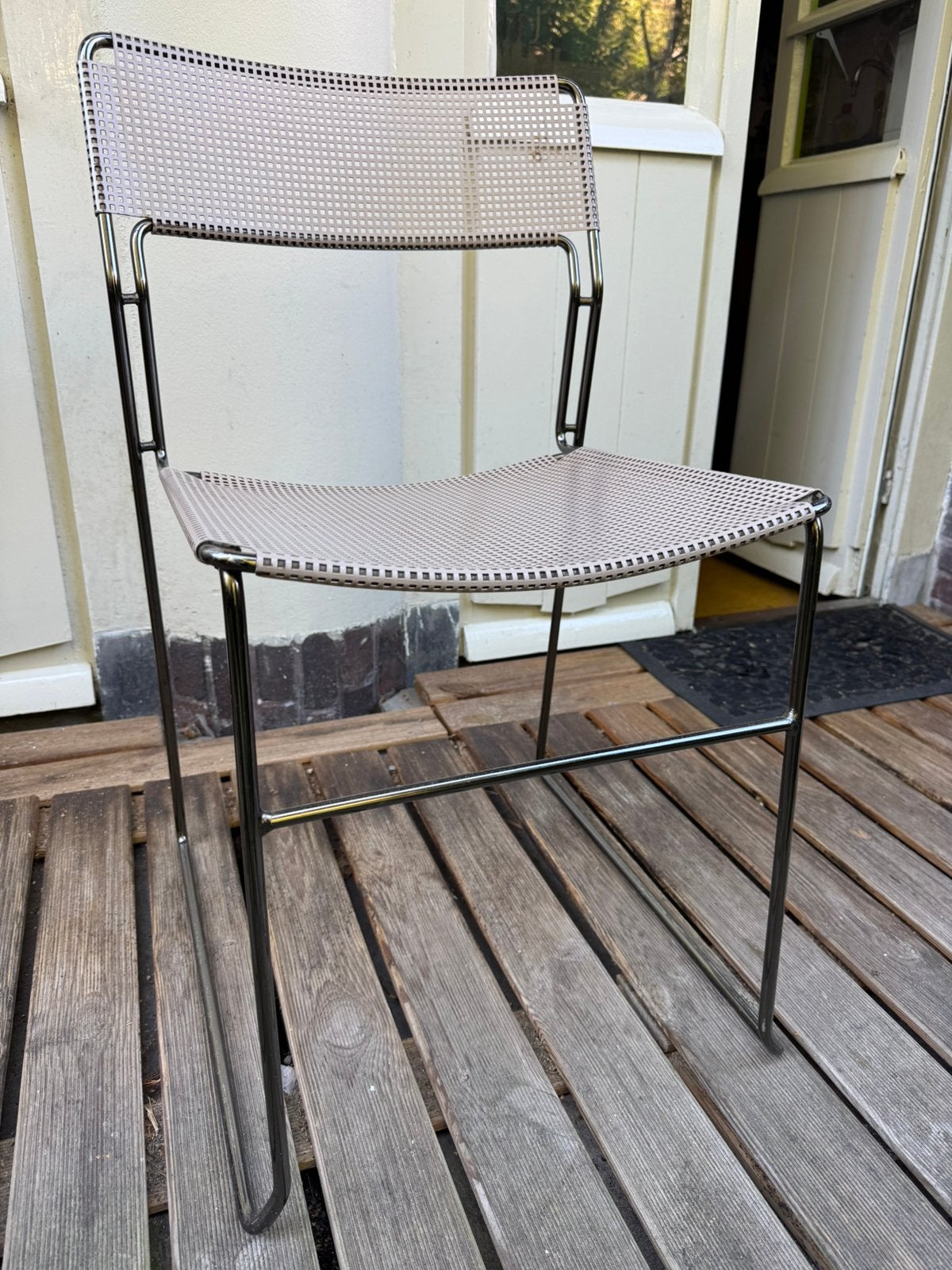 Set van 6 Vintage Arrben Italy "Sultana" Designstoelen, Huis en Inrichting, Ophalen, Gebruikt, Overige kleuren, Minimalistisch