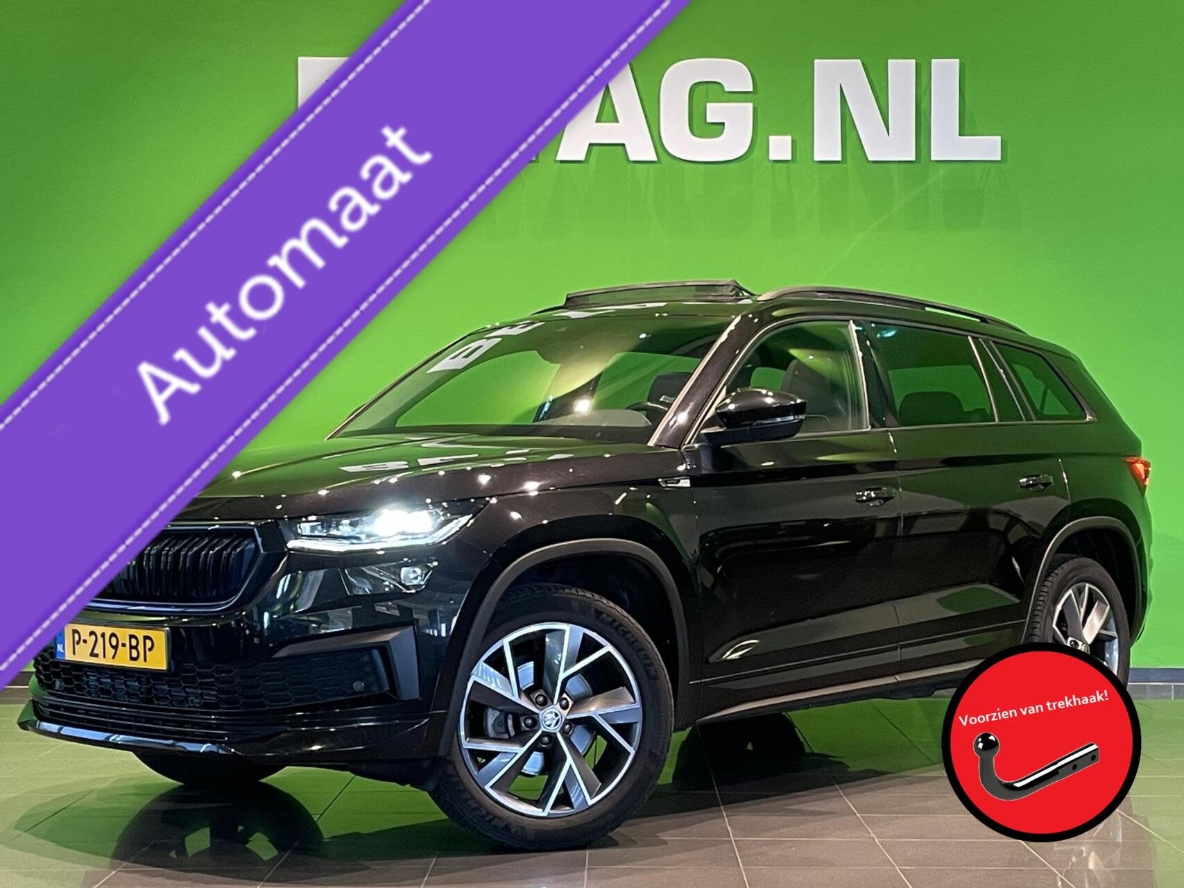 Skoda Kodiaq 1.5 TSI Sportline Business 7p. | Panorama dak |, Auto's, Skoda, 1566 kg, Euro 6, 150 pk, 7 stoelen