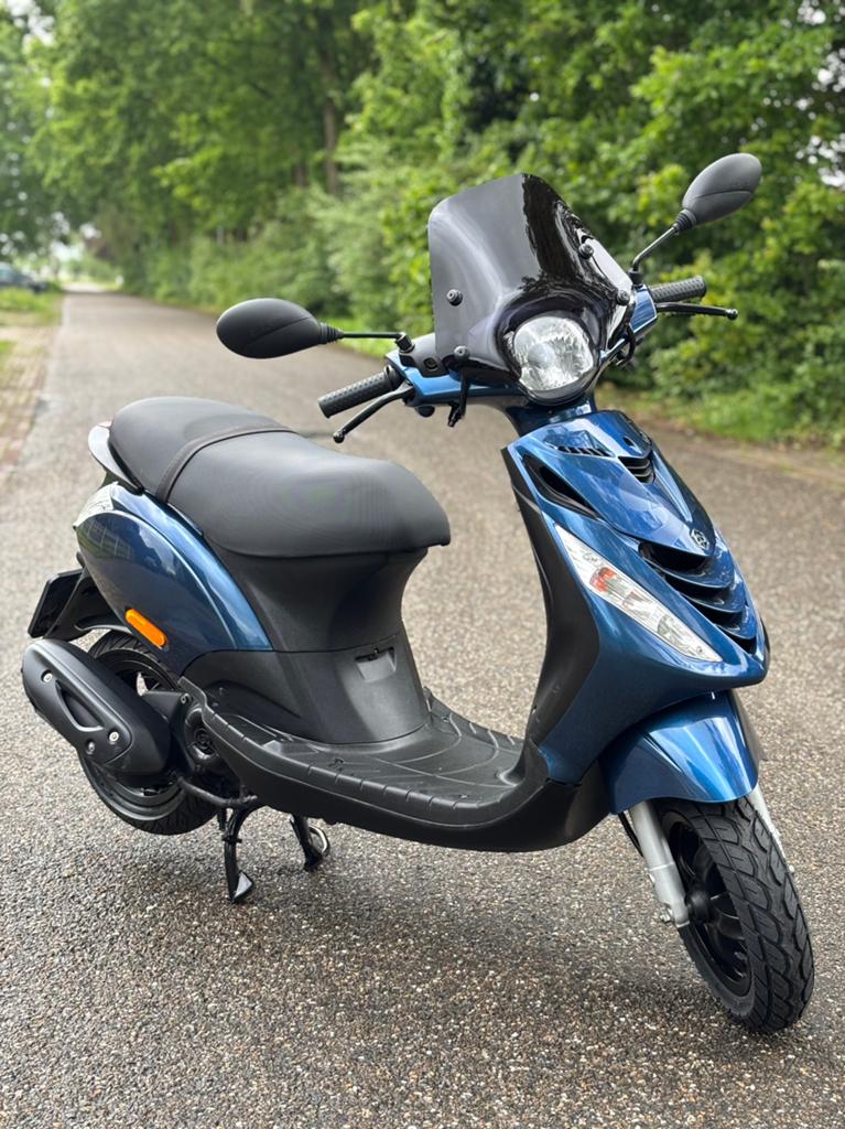 ✅ Zeer Nette Piaggio Zip Sp Snor 4T (2019) DIAMOND BLUE! ✅, Fietsen en Brommers, Scooters | Piaggio, Zip, Ophalen of Verzenden