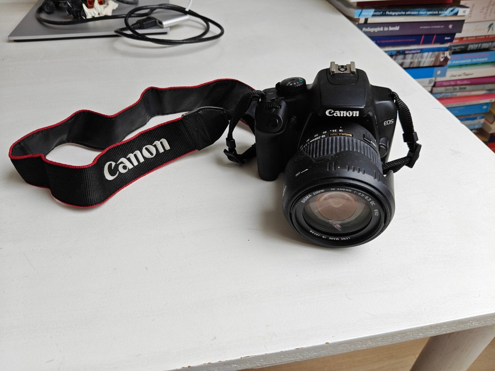 Canon DS126191 Spiegelreflexcamera met extra lens en tas, Audio, Tv en Foto, Fotocamera's Digitaal, Gebruikt, Spiegelreflex, Canon