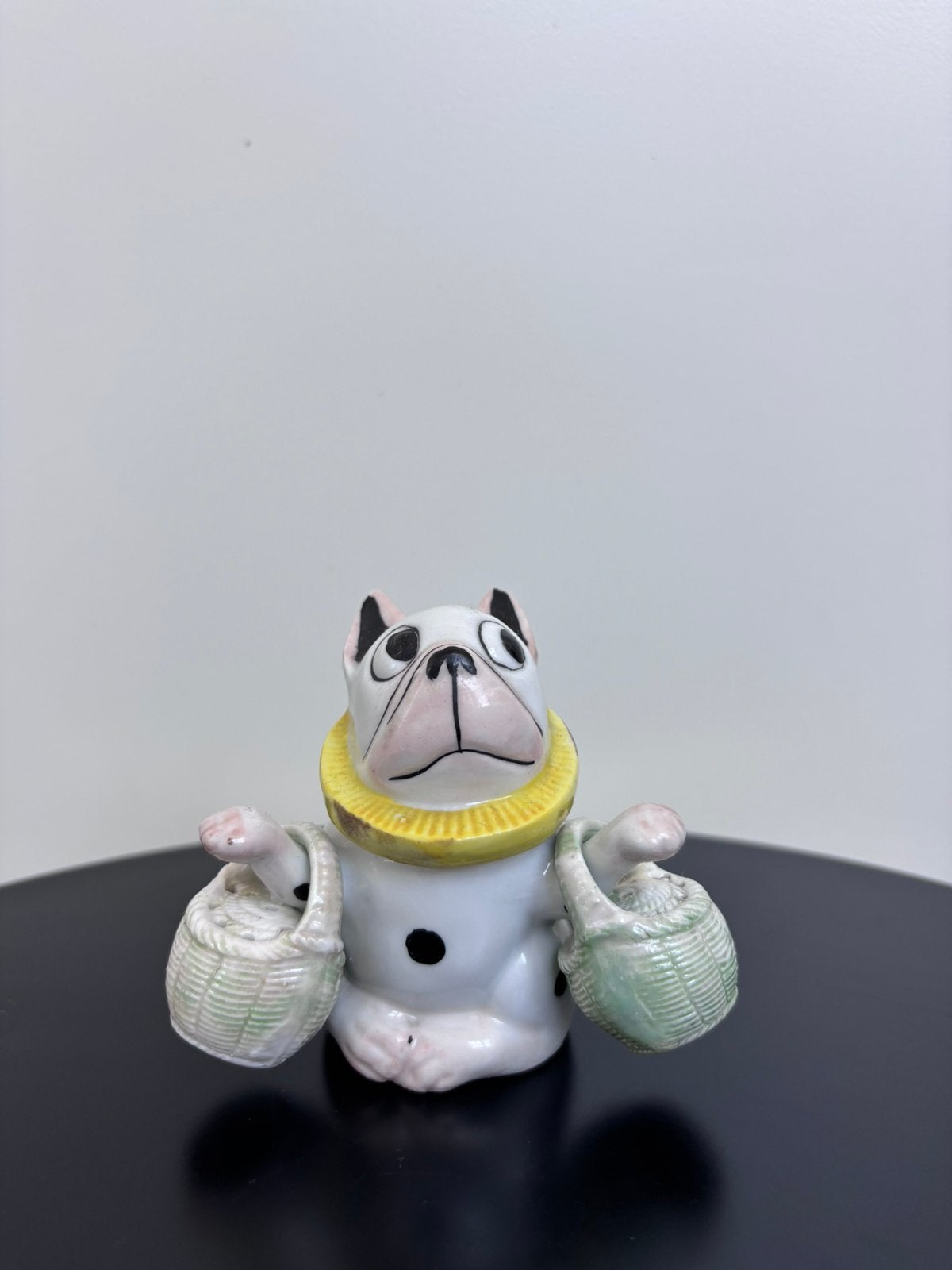 Zeldzame Antieke Duitse condiment set Franse Bulldog 20s-30s, Verzenden, Zo goed als nieuw