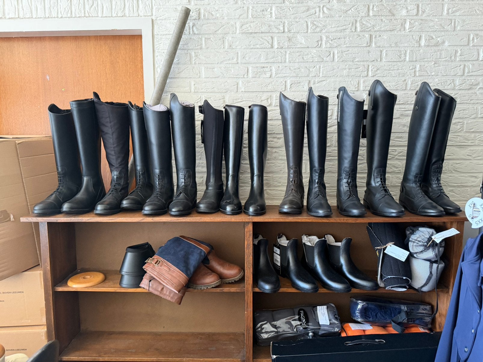 Parrij paardrijlaarzen, Dieren en Toebehoren, Ophalen of Verzenden, Zo goed als nieuw, Dressuur, Schoeisel