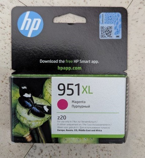 Inktcartridge HP 951XL  CN047AE HC Magenta, Ophalen of Verzenden, Nieuw, Cartridge, HP origineel