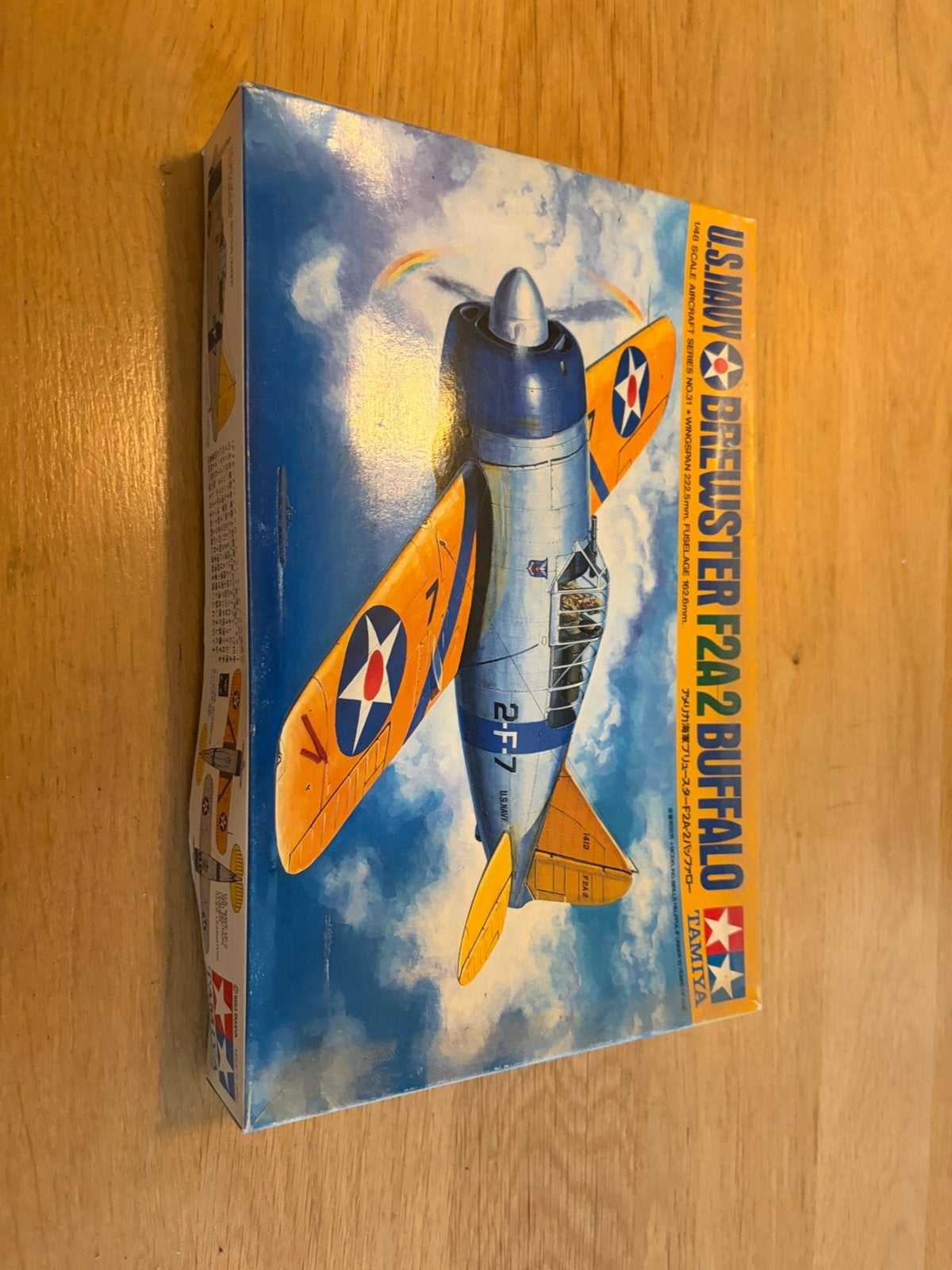 Tamiya us navy brewster f2a2 buffalo 1/48 no.31, Ophalen, Zo goed als nieuw, Groter dan 1:72, Overige merken