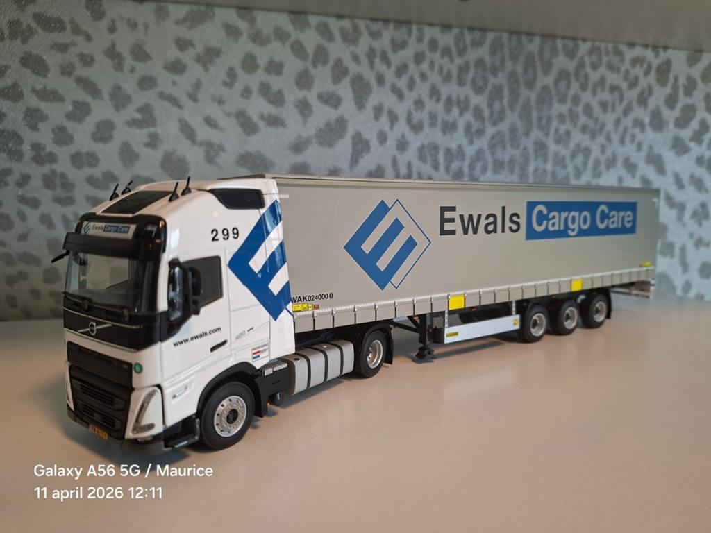 WSI, Volvo FH Ewals Cargo Care, Hobby en Vrije tijd, Ophalen of Verzenden, Zo goed als nieuw, Bus of Vrachtwagen, Wsi