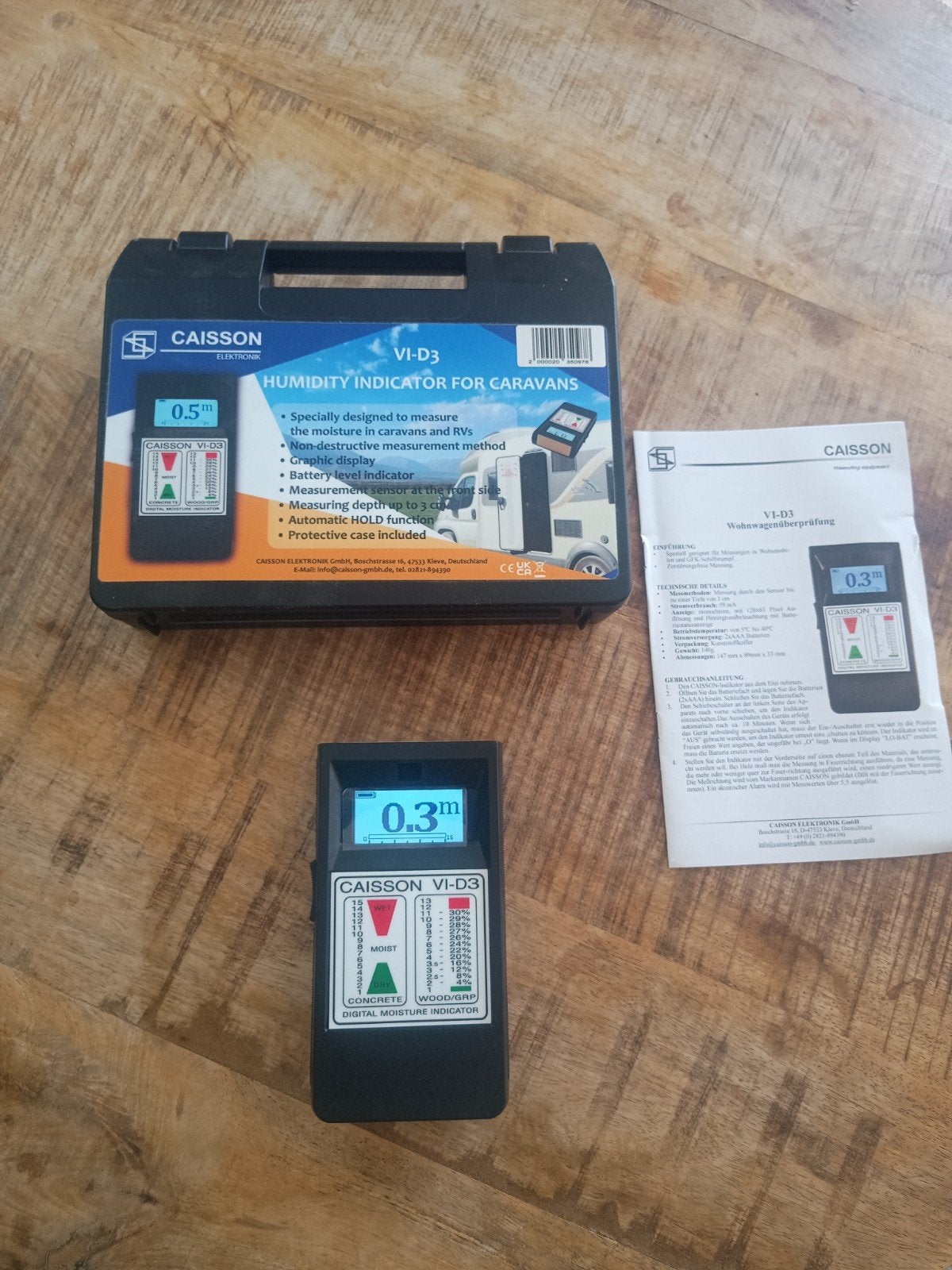 Te huur:  Vocht indicator voor caravans en campers, Ophalen, Nieuw