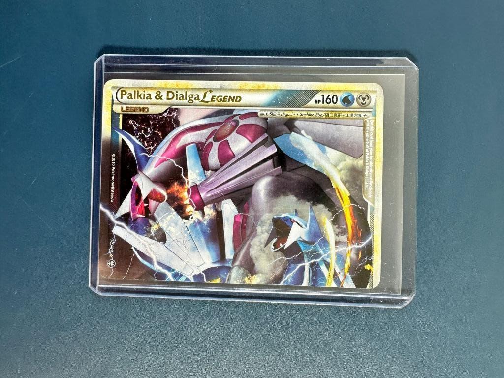 Palkia & Dialga LEGEND 101/ 102 Pokémon kaart, Ophalen of Verzenden, Zo goed als nieuw, Losse kaart, Foil