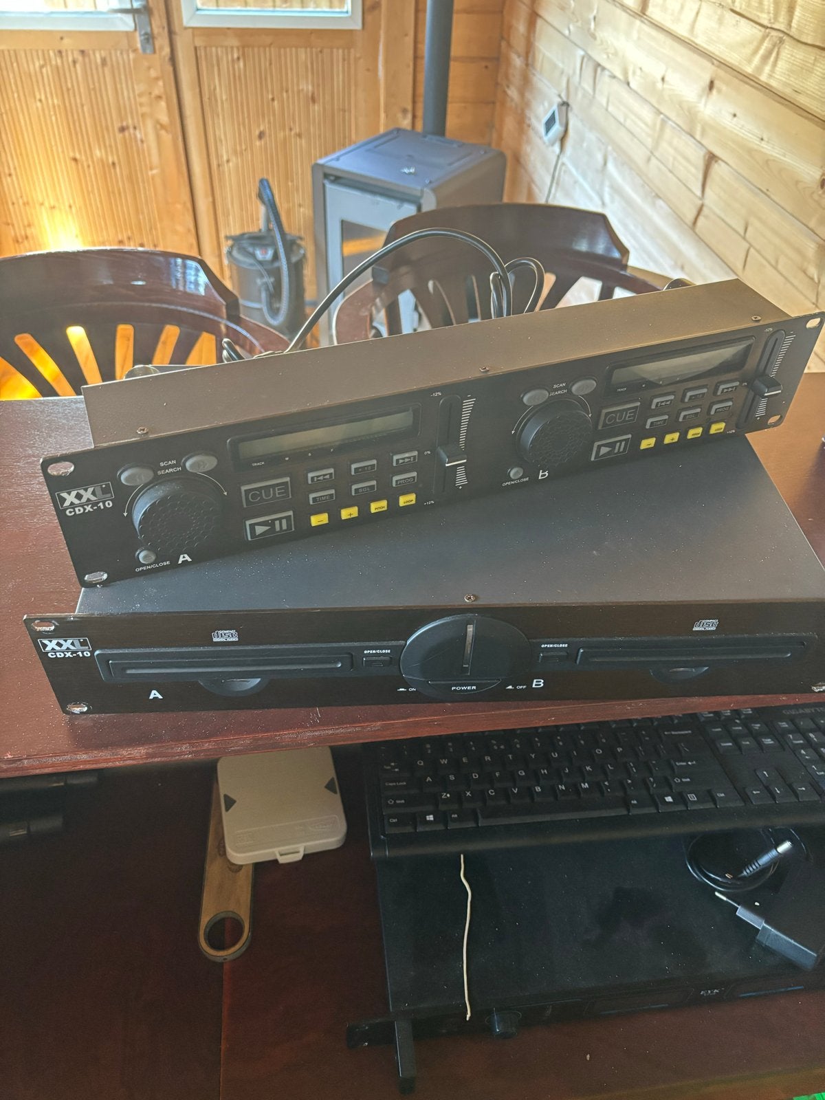 XXL CDX-10 Dubbele CD-speler - Professionele DJ-set, Audio, Tv en Foto, Cd-spelers, Ophalen, Gebruikt, Overige merken, Wisselaar