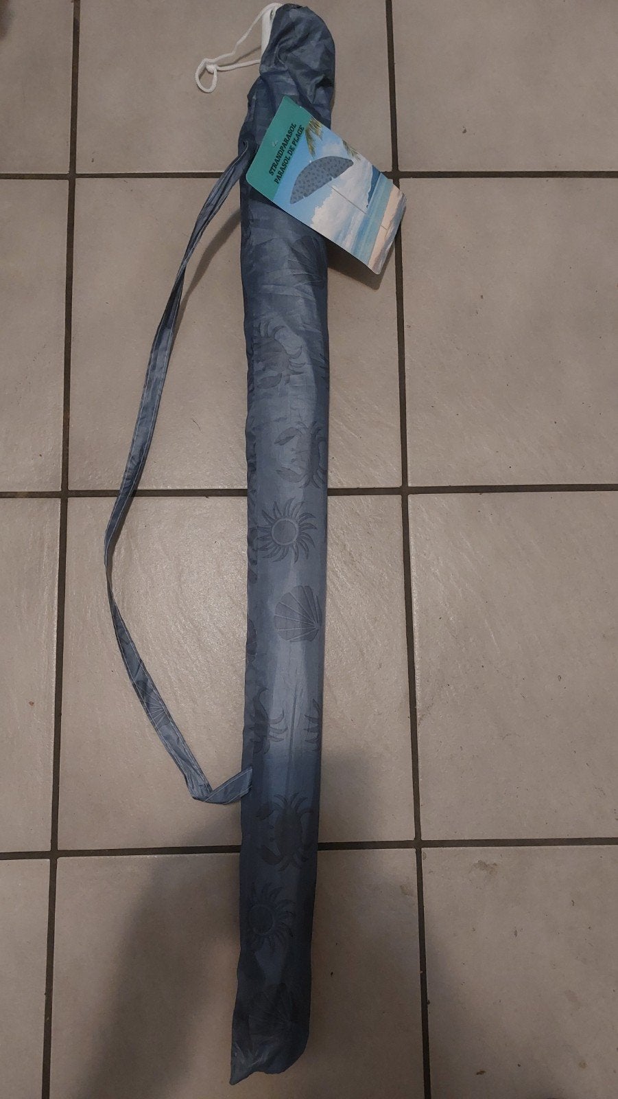 Nieuwe Strandparasol 160x160x180 cm - Polyester/Staal, Ophalen of Verzenden, Nieuw