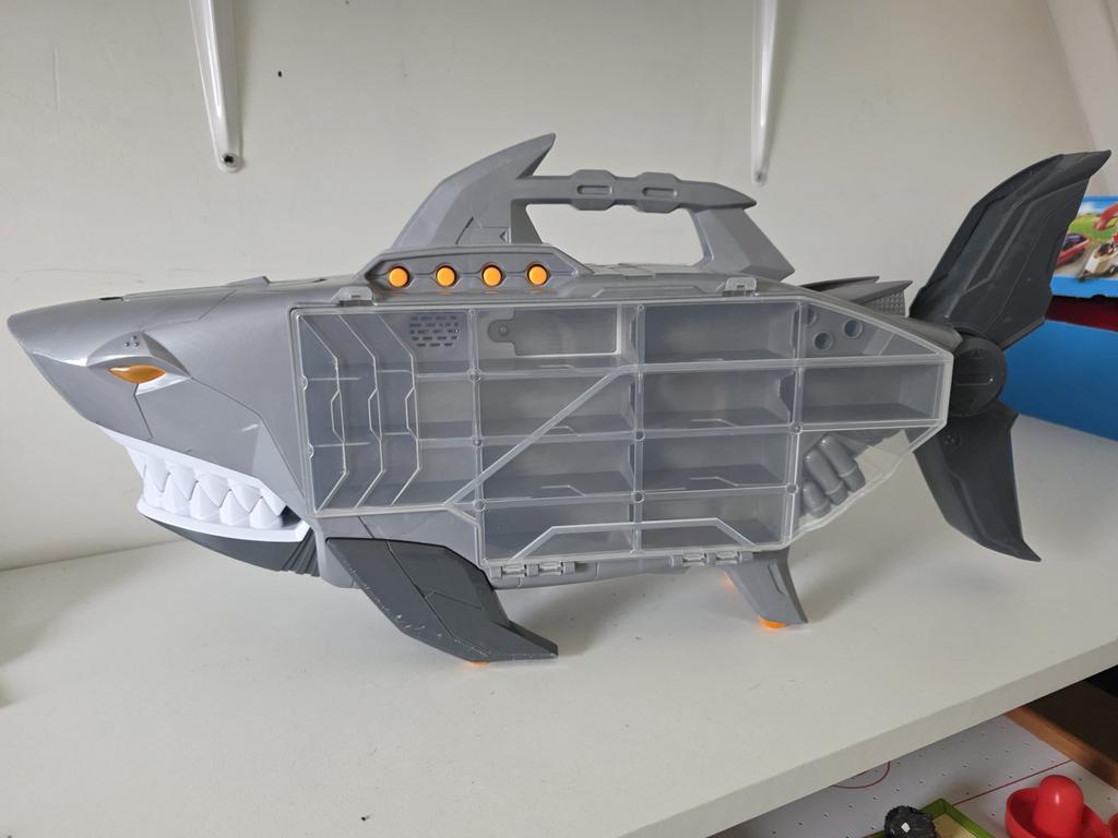 Hot Wheels Haai Opbergkoffer - Draagbare Speelset, Ophalen of Verzenden, Gebruikt, Jongen