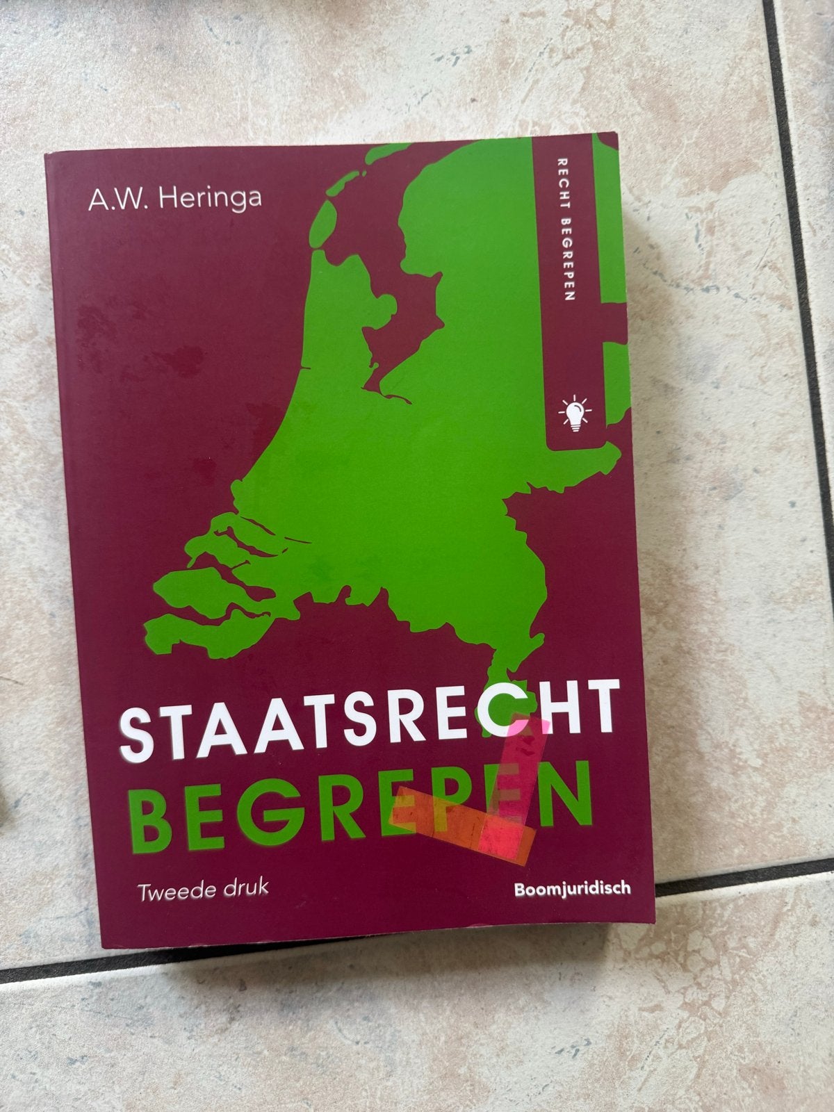 Staatsrecht Begrepen - A.W. Heringa (Tweede Druk), Boeken, Ophalen, Gamma, Zo goed als nieuw, HBO