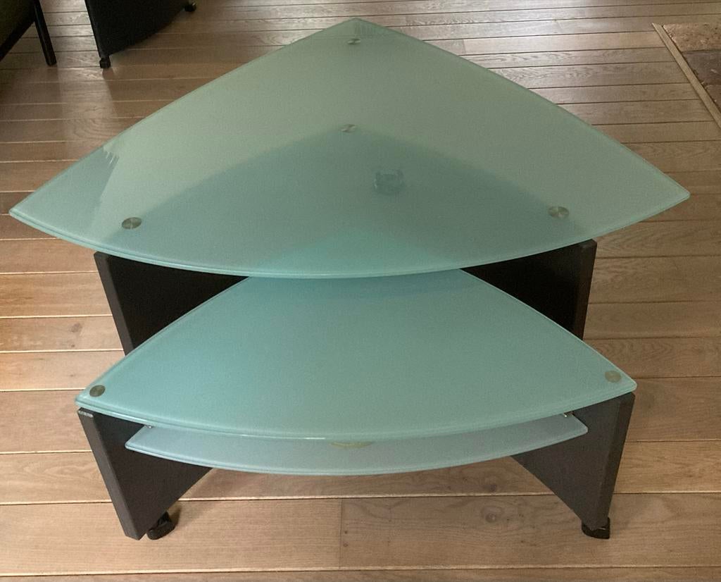 Leolux Joey salontafel - Design en functionaliteit, Huis en Inrichting, Tafels | Salontafels, Ophalen, Gebruikt, 100 tot 150 cm