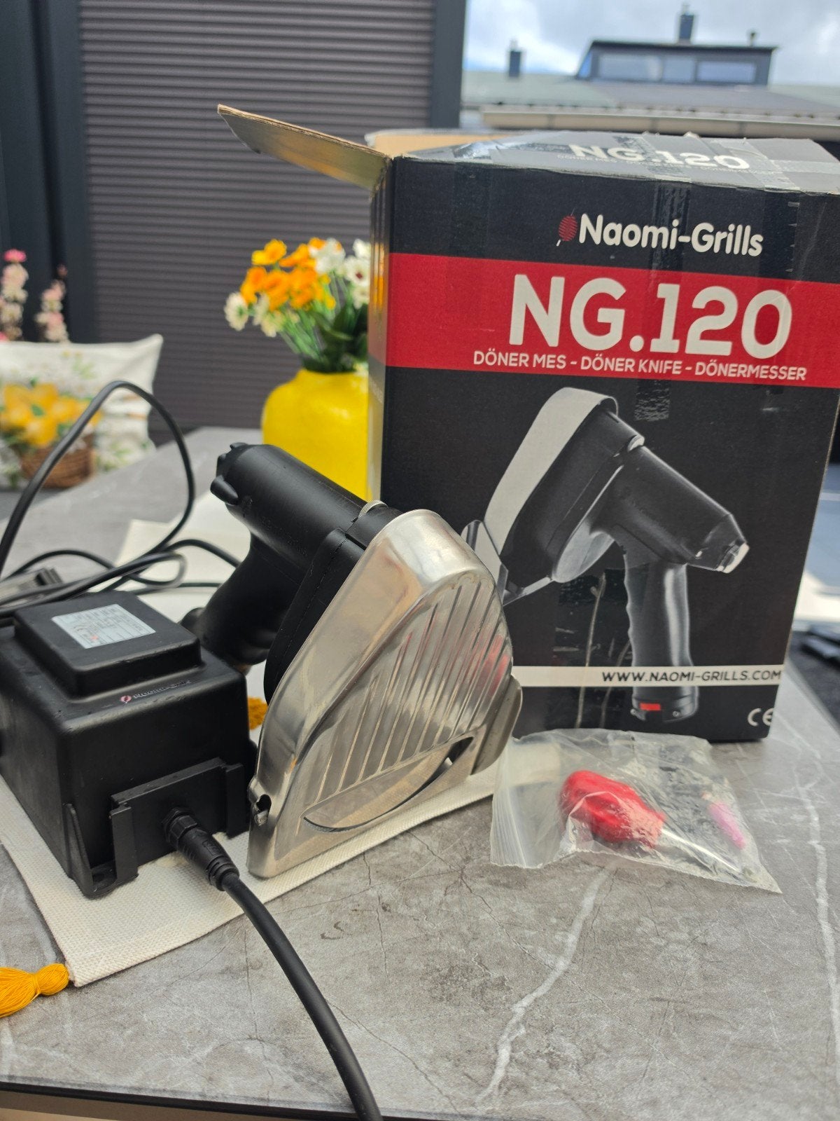 Naomi-Grills NG.120 Döner Mes - Döner Kebab Mes, Ophalen, Zo goed als nieuw