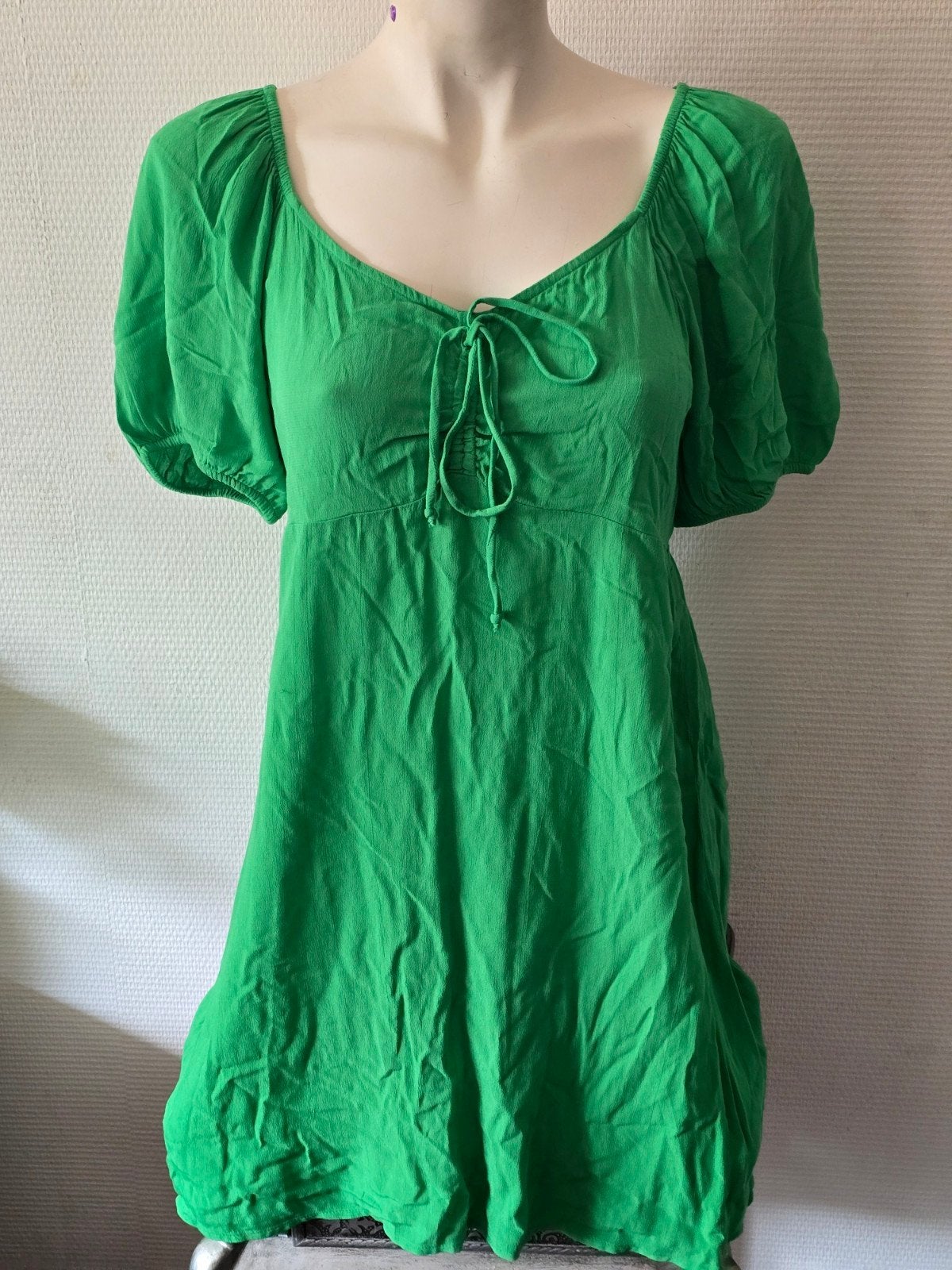 Primark Groene Jurk Maat 42 "Nieuw", Primark, Maat 42/44 (L), Nieuw, Ophalen of Verzenden