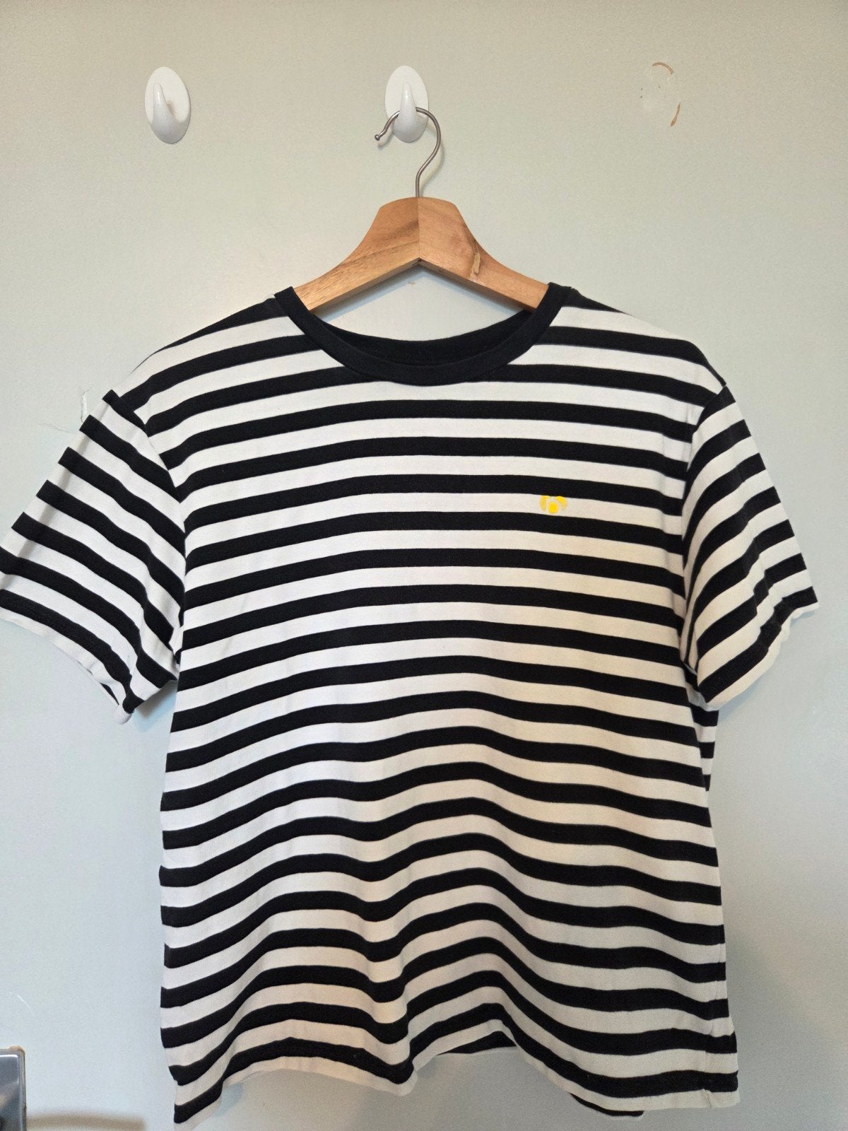Desigual gestreept T-shirt met korte mouwen, maat M, Maat 38/40 (M), Zwart, Ophalen of Verzenden, Zo goed als nieuw