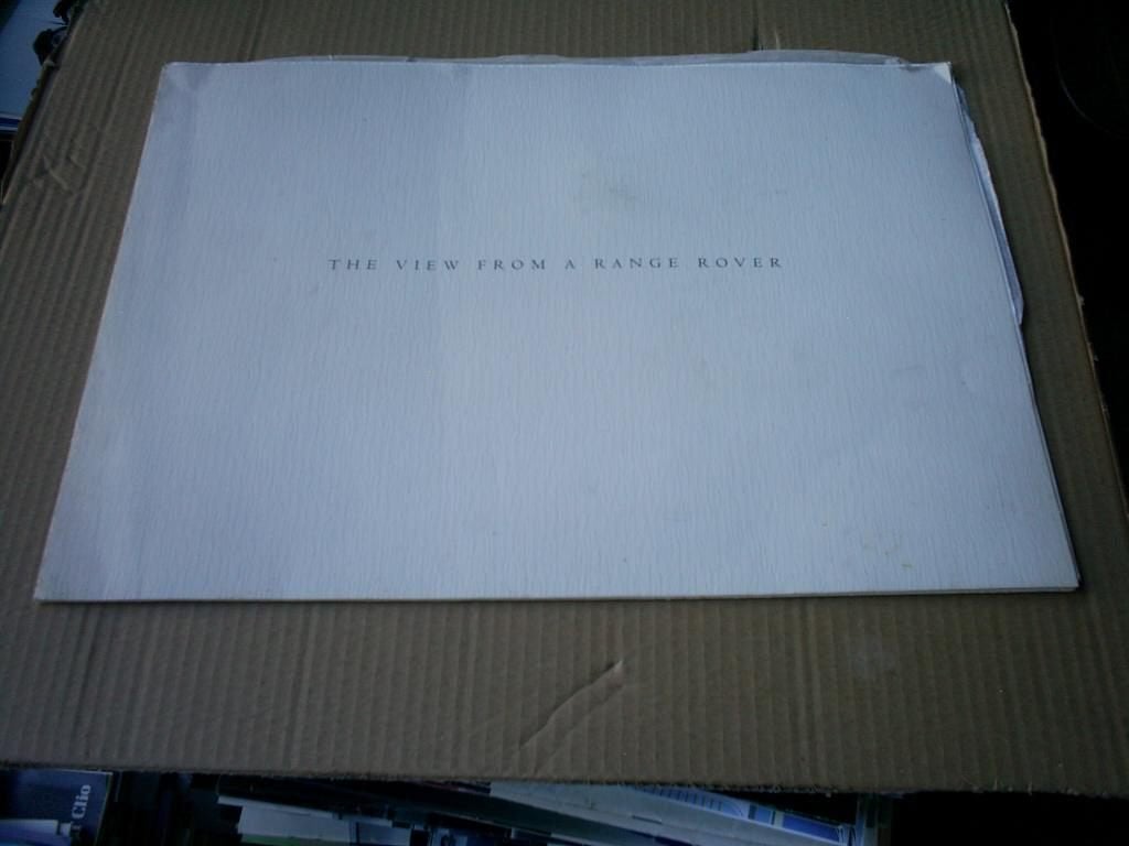 The view from a Range Rover, Boeken, Verzenden, Zo goed als nieuw, Overige merken