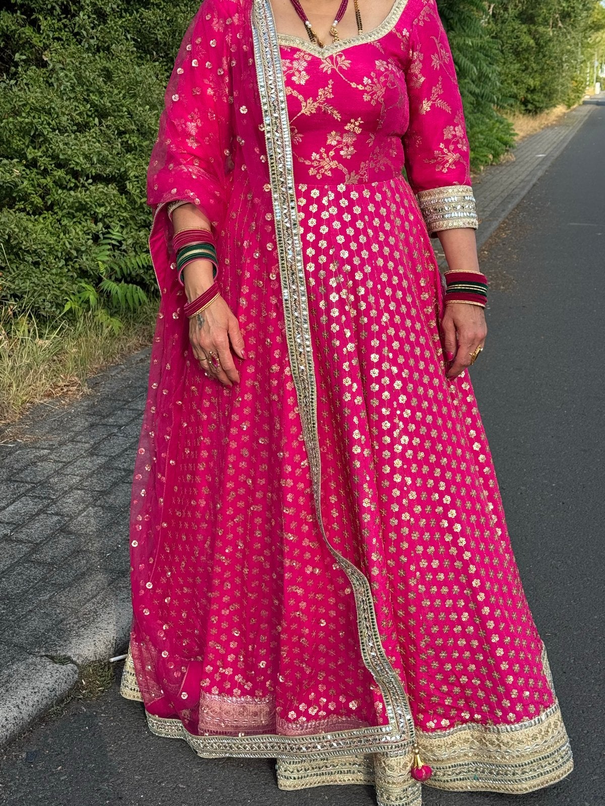 Prachtige Indiase Suit Dress - Feestelijke Kleding, Kleding | Dames, Gelegenheidskleding, Overige typen, Zo goed als nieuw, Roze
