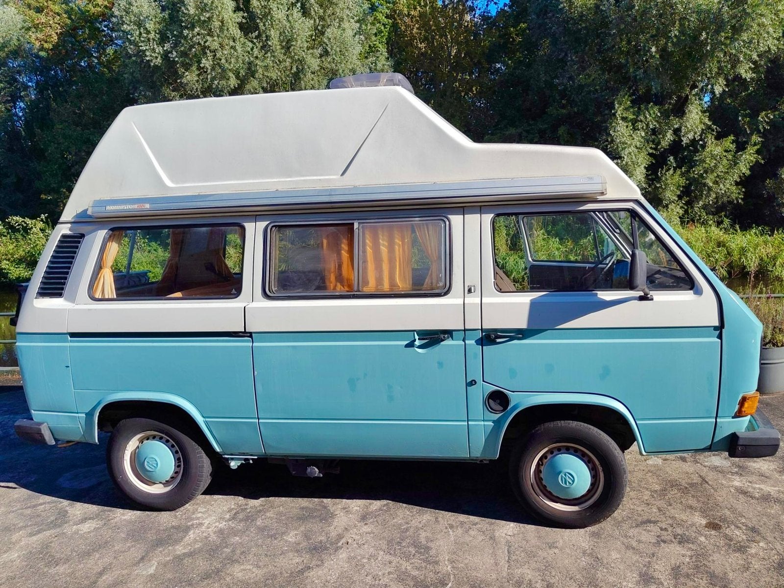VW T3 Camperbus, belastingvrij met ruime voortent, Caravans en Kamperen, Audio installatie, Volkswagen, Bestuurdersdeur, Particulier