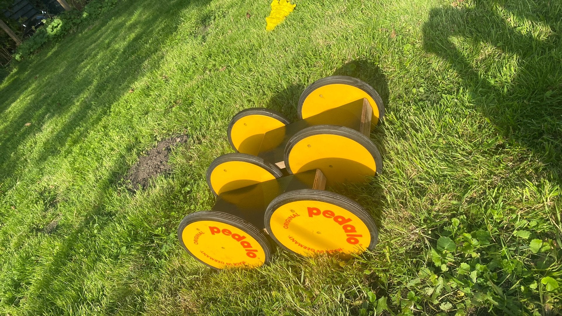 Pedalo rij voertuig, Ophalen, Gebruikt