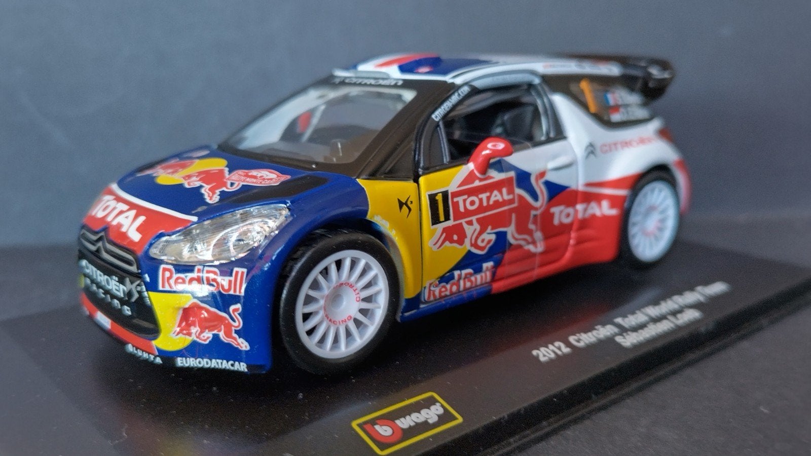 Citroen DS3 WRC Rally Loeb 2013 1:32 Bburago Burago Pol, Auto, Verzenden, ., Nieuw