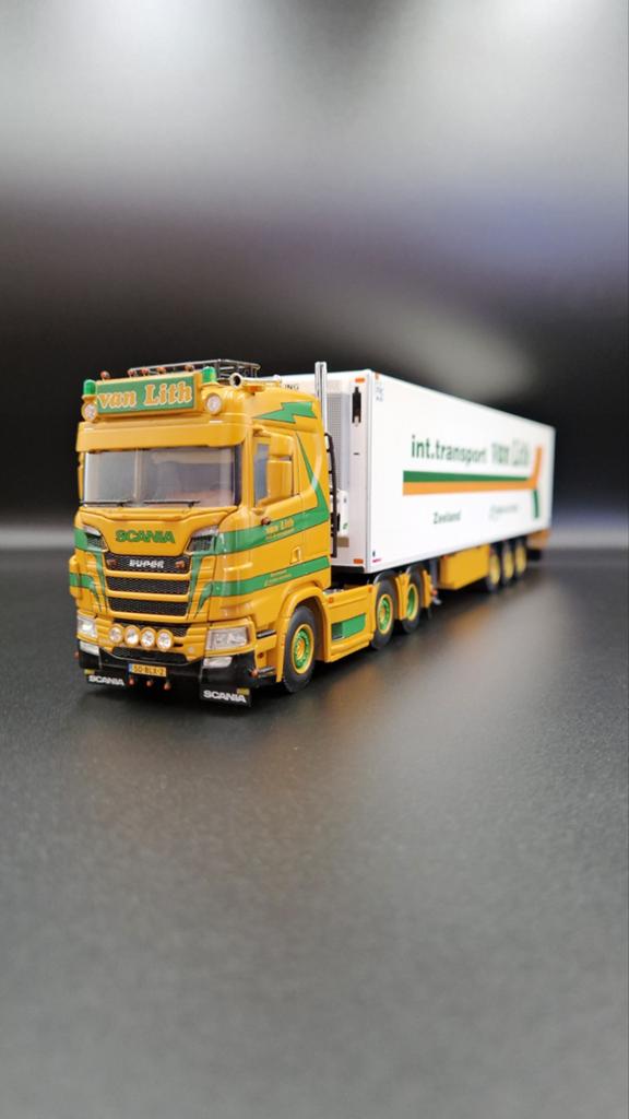 Wsi | van Lith - Scania V8, Hobby en Vrije tijd, Modelauto's | 1:50, Ophalen of Verzenden, Zo goed als nieuw, Bus of Vrachtwagen