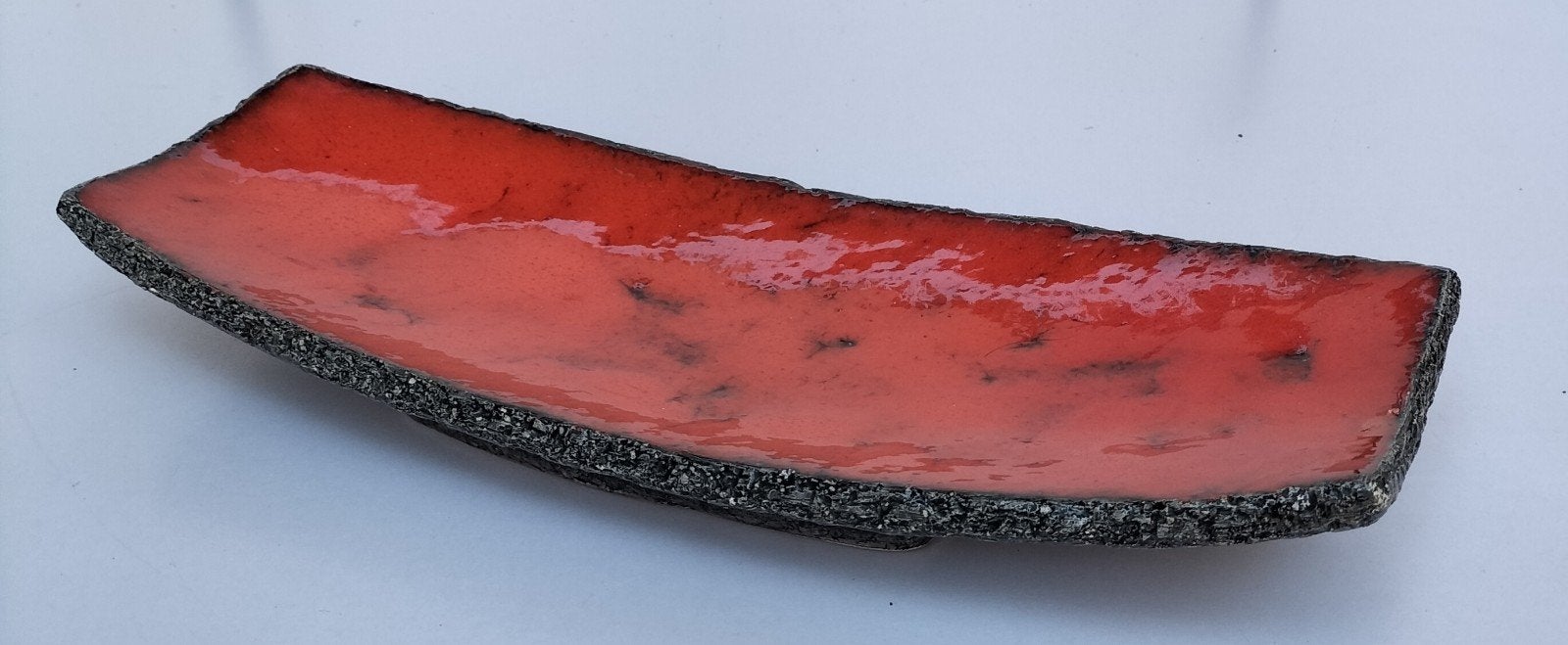 Vintage Fat Lava schaal, Ophalen of Verzenden