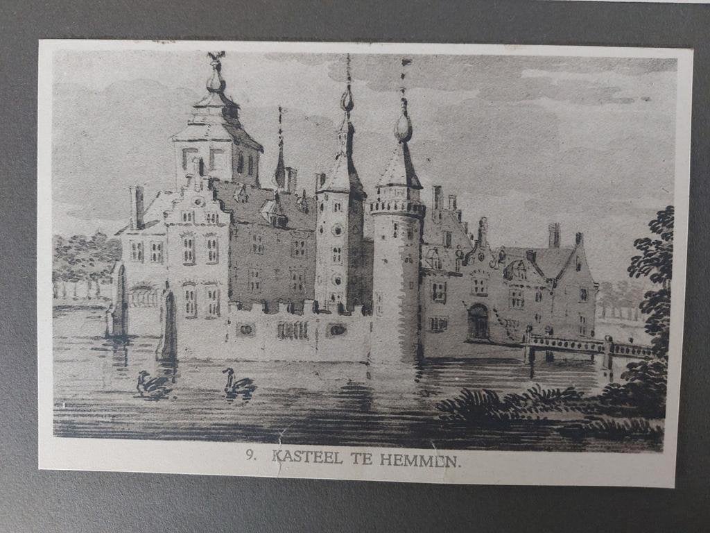 09 / Hemmen het Kasteel Lichtdruk 1922, Antiek en Kunst, Ophalen of Verzenden