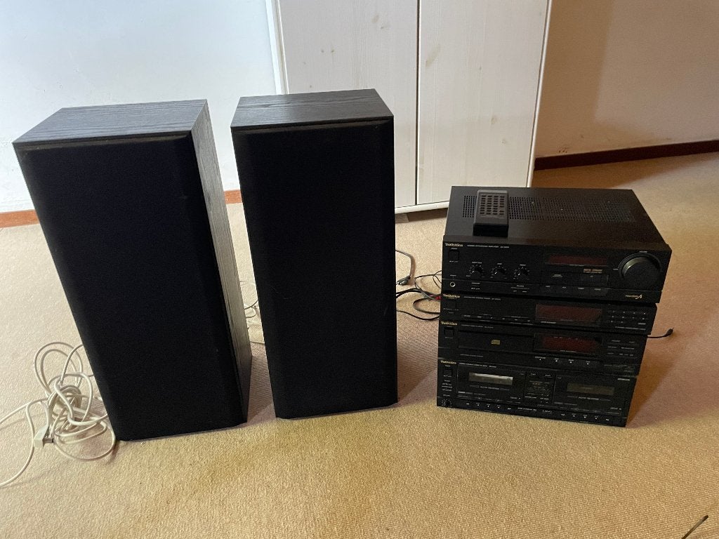 Technics hifi-set, Audio, Tv en Foto, Gebruikt, Cassettedeck, Losse componenten, Ophalen