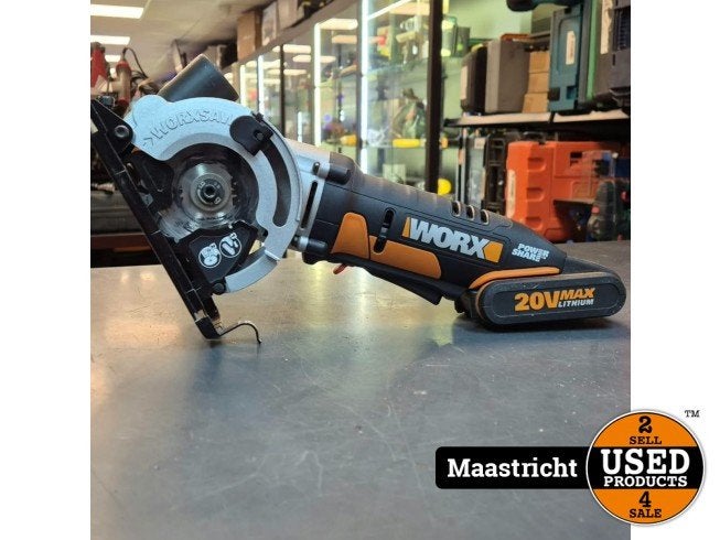 WORX WX527.9 accu cirkelzaag 1 Accu + Oplader