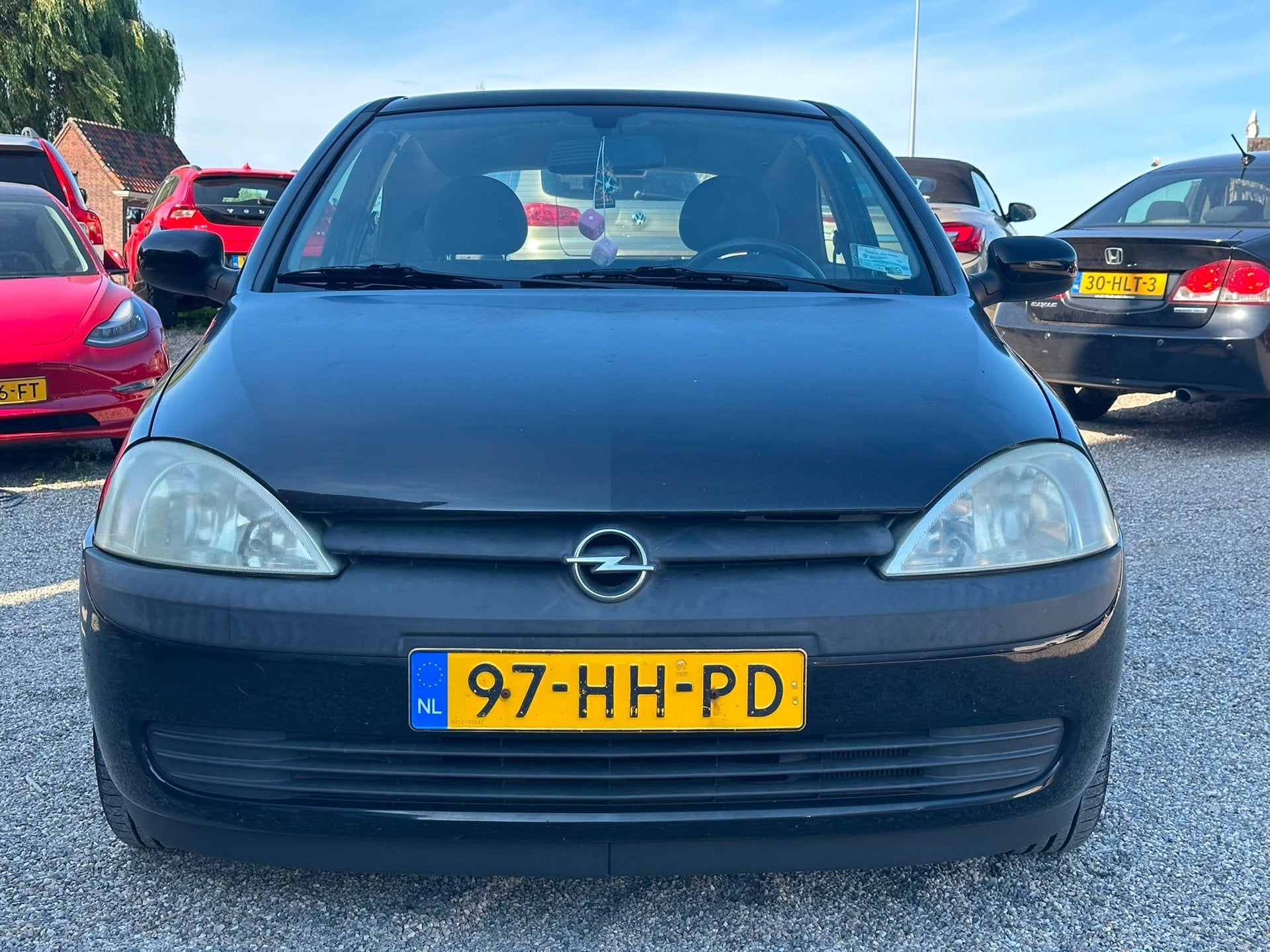 Opel Corsa 1.2-16V Sport Easytronic Automaat Nieuwe Apk Laag, 450 kg, Gebruikt, 31 €/maand, Zwart