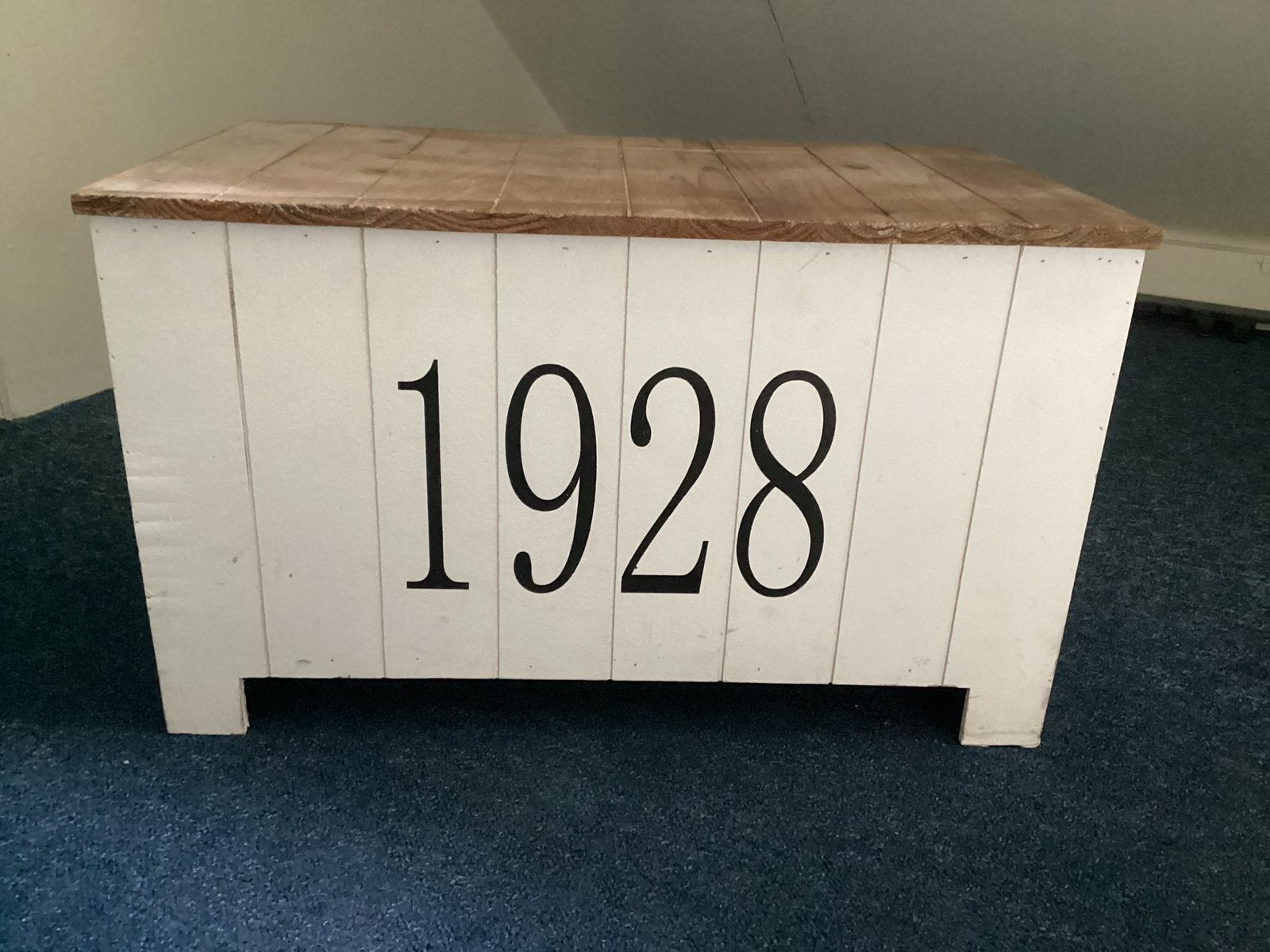 Houten dekenkist, Huis en Inrichting, Woonaccessoires | Kisten, Ophalen, Zo goed als nieuw, 50 tot 100 cm, 50 tot 75 cm