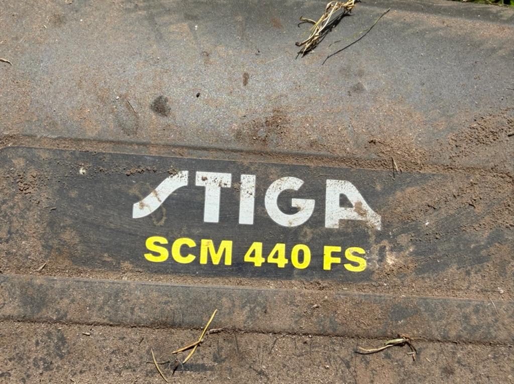 Stiga SCM 440 FS Kooimesmaaier - Handgrasmaaier, Tuin en Terras, Grasmaaiers, Ophalen, Gebruikt, Handgrasmaaier, Mulchfunctie