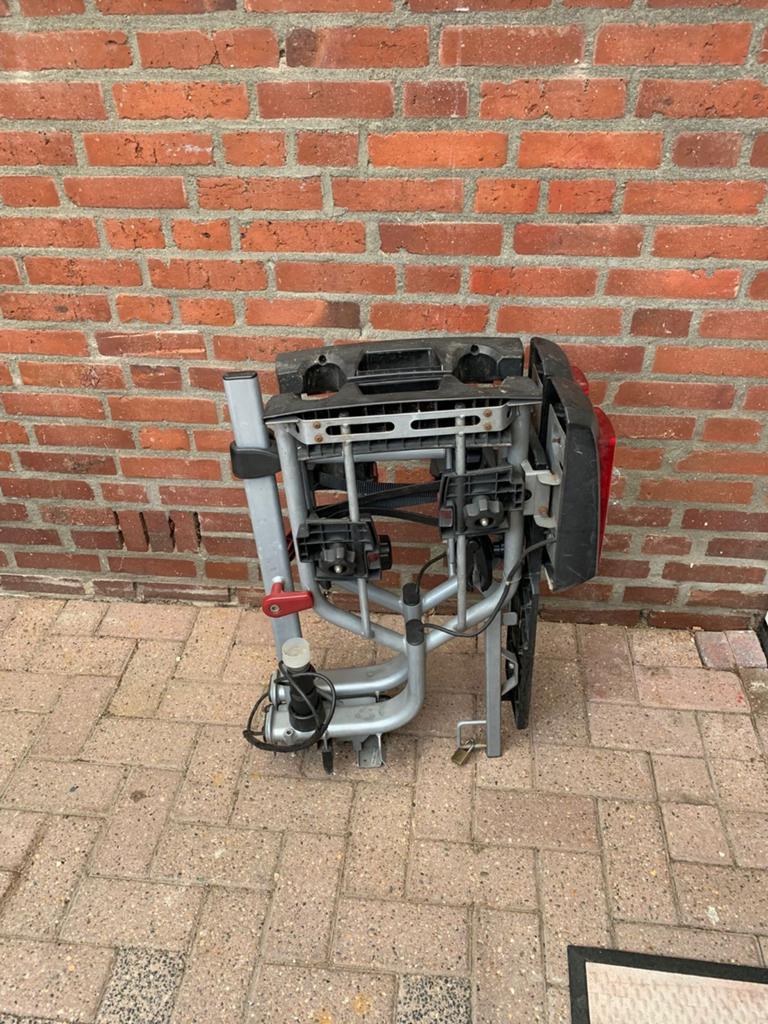 Fietsen drager, Auto diversen, Fietsendragers, Ophalen, Gebruikt, 2 fietsen, Trekhaakdrager